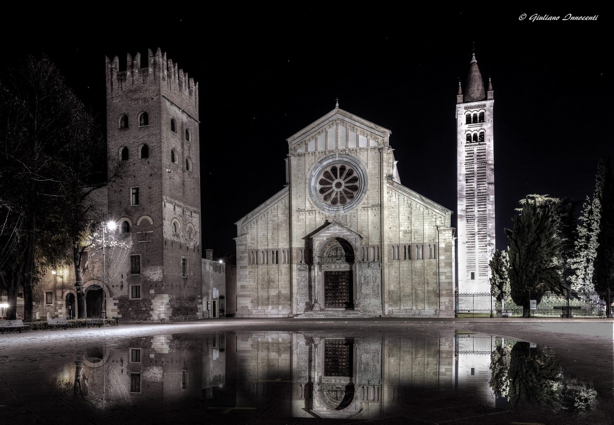 Piazza San Zeno changes dress after the storm