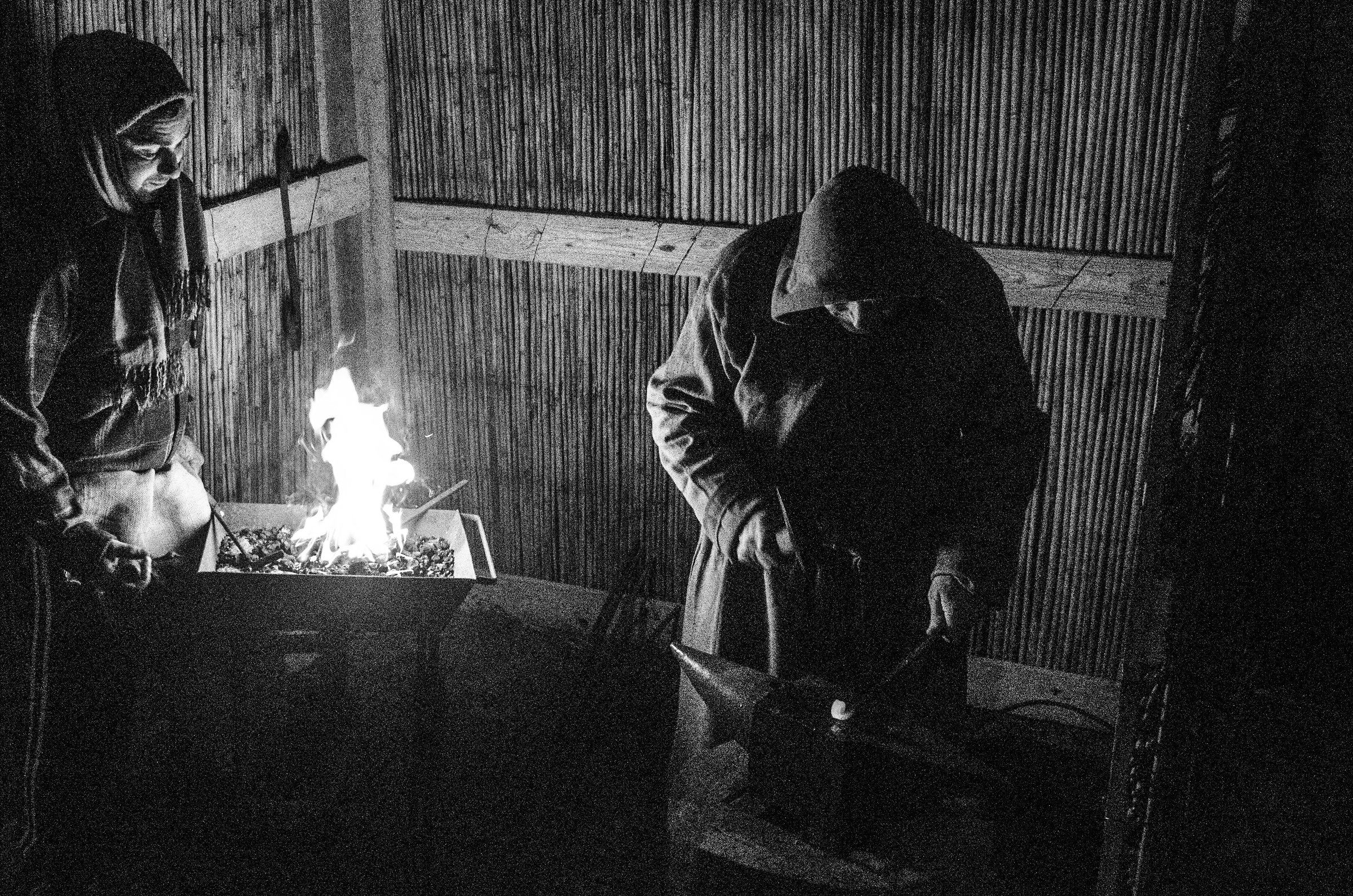 blacksmith at the forge