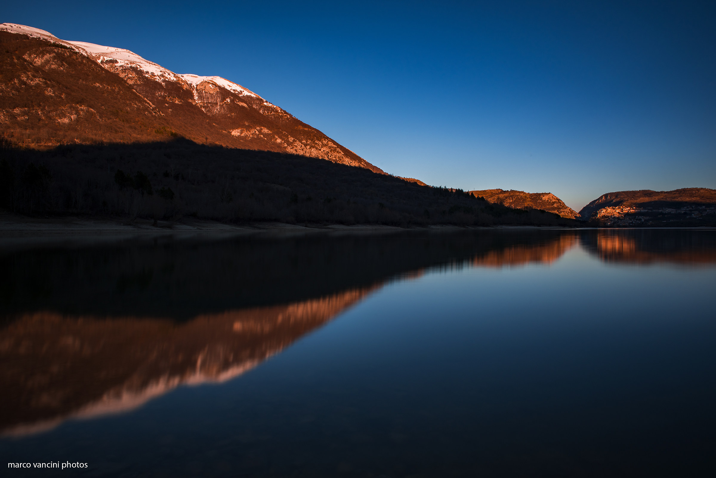 Riflessi al tramonto