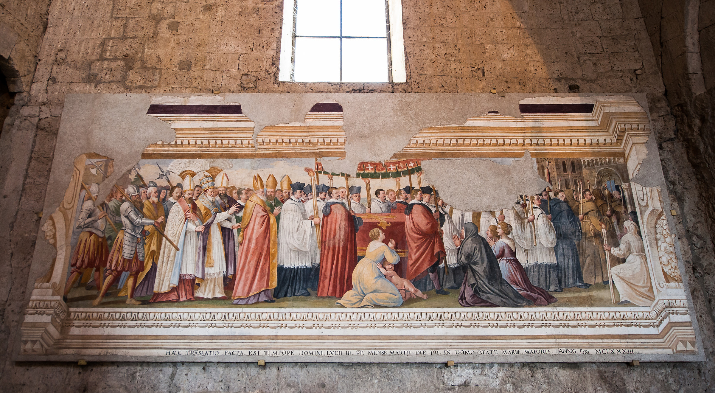 Tuscania (Vt)- Particolare affresco S.Maria Maggiore