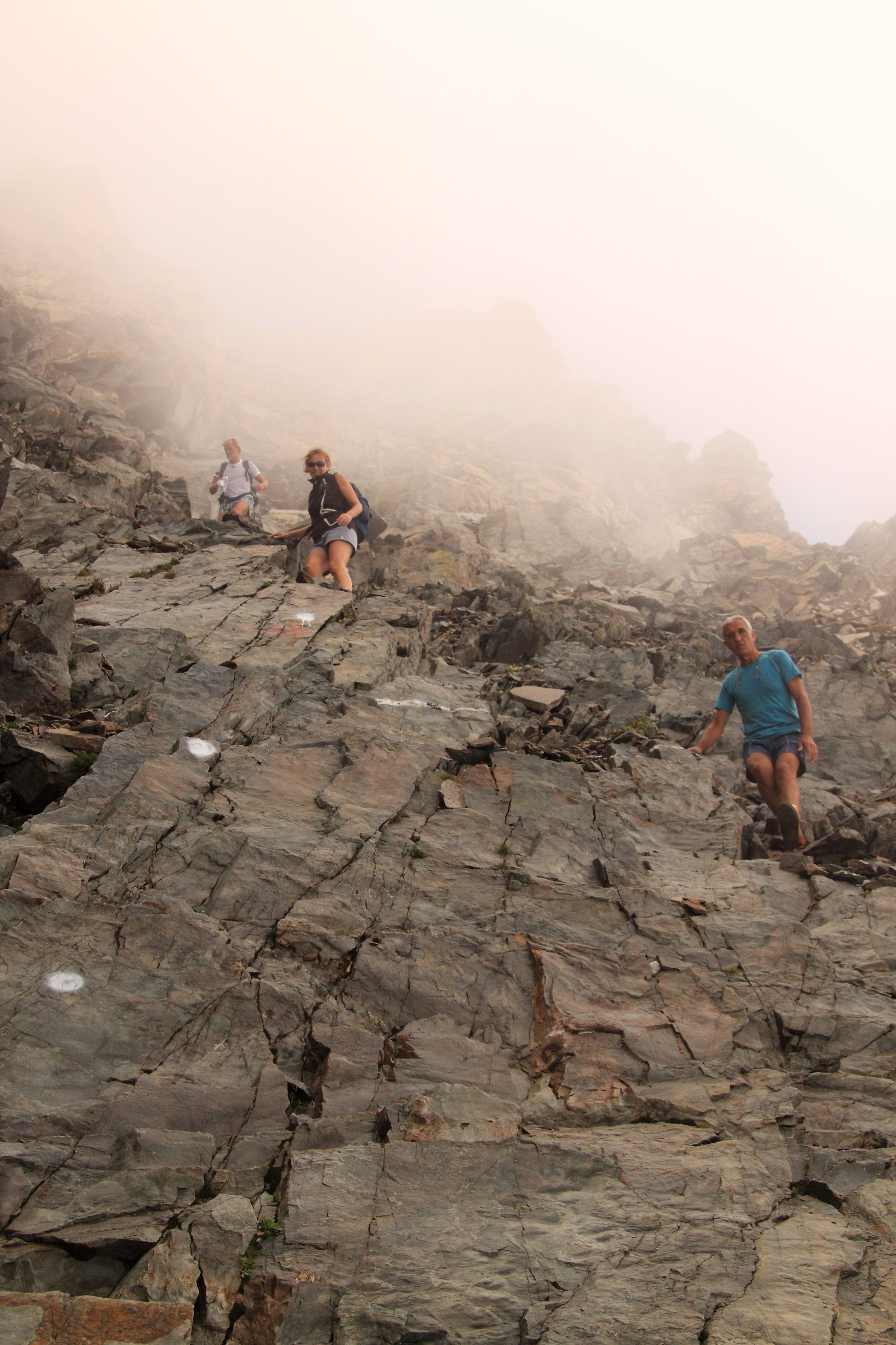 ... The daring descents ...