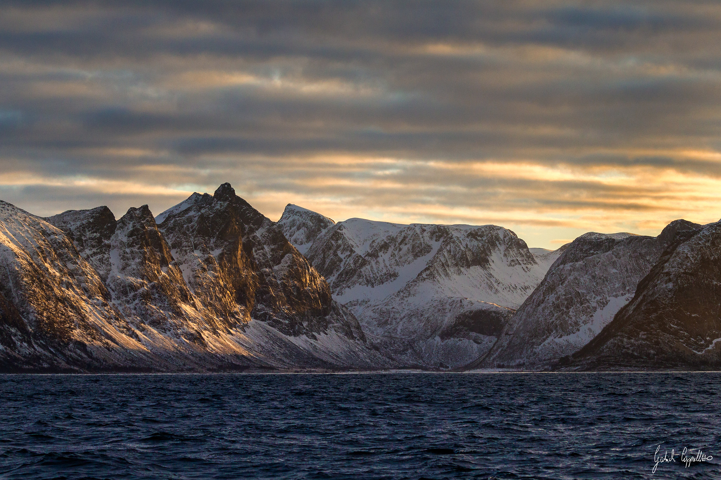 Sunrise from the sea