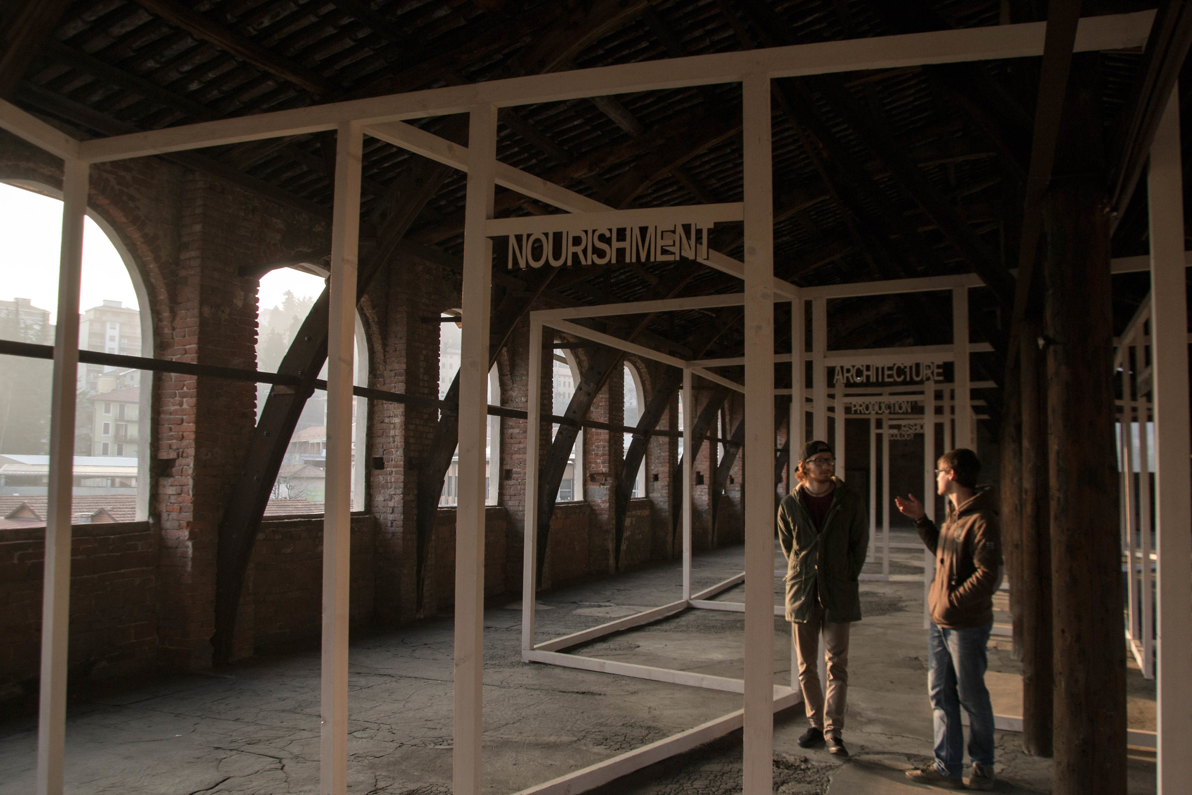 Sunset during the visit