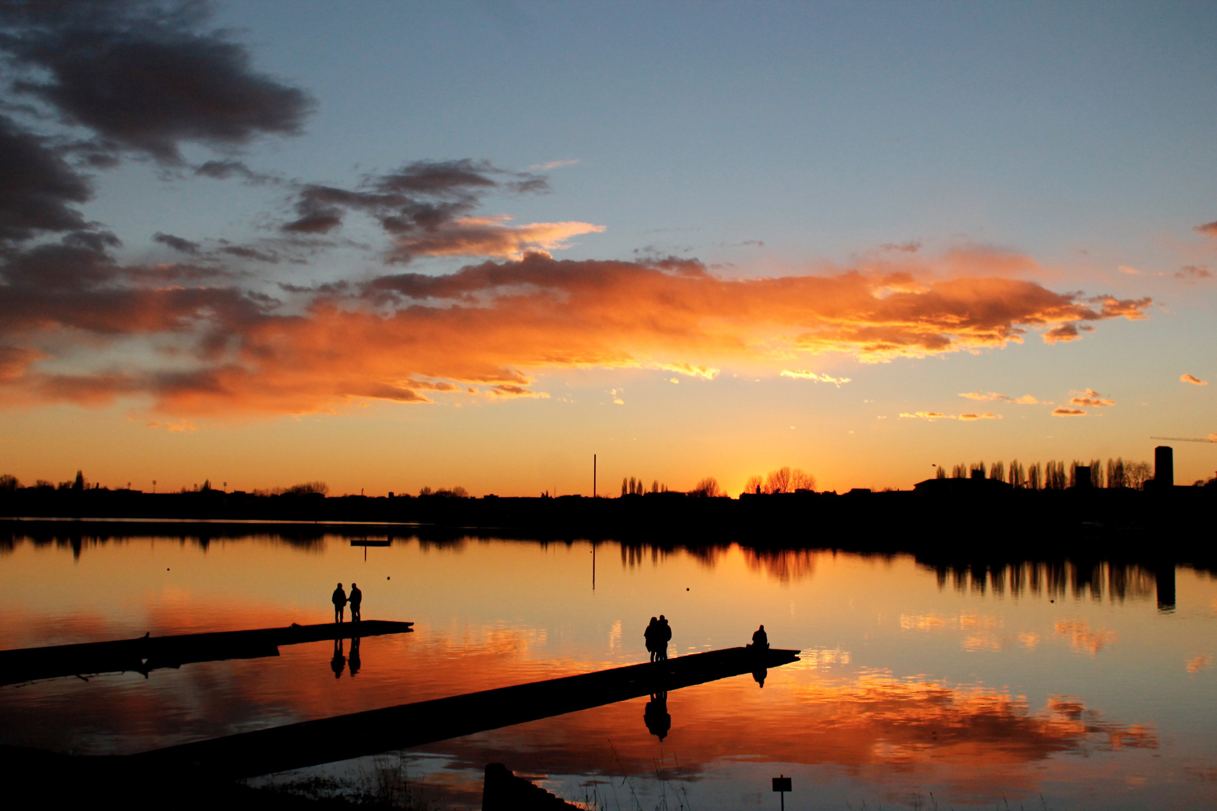 reflections on the lake