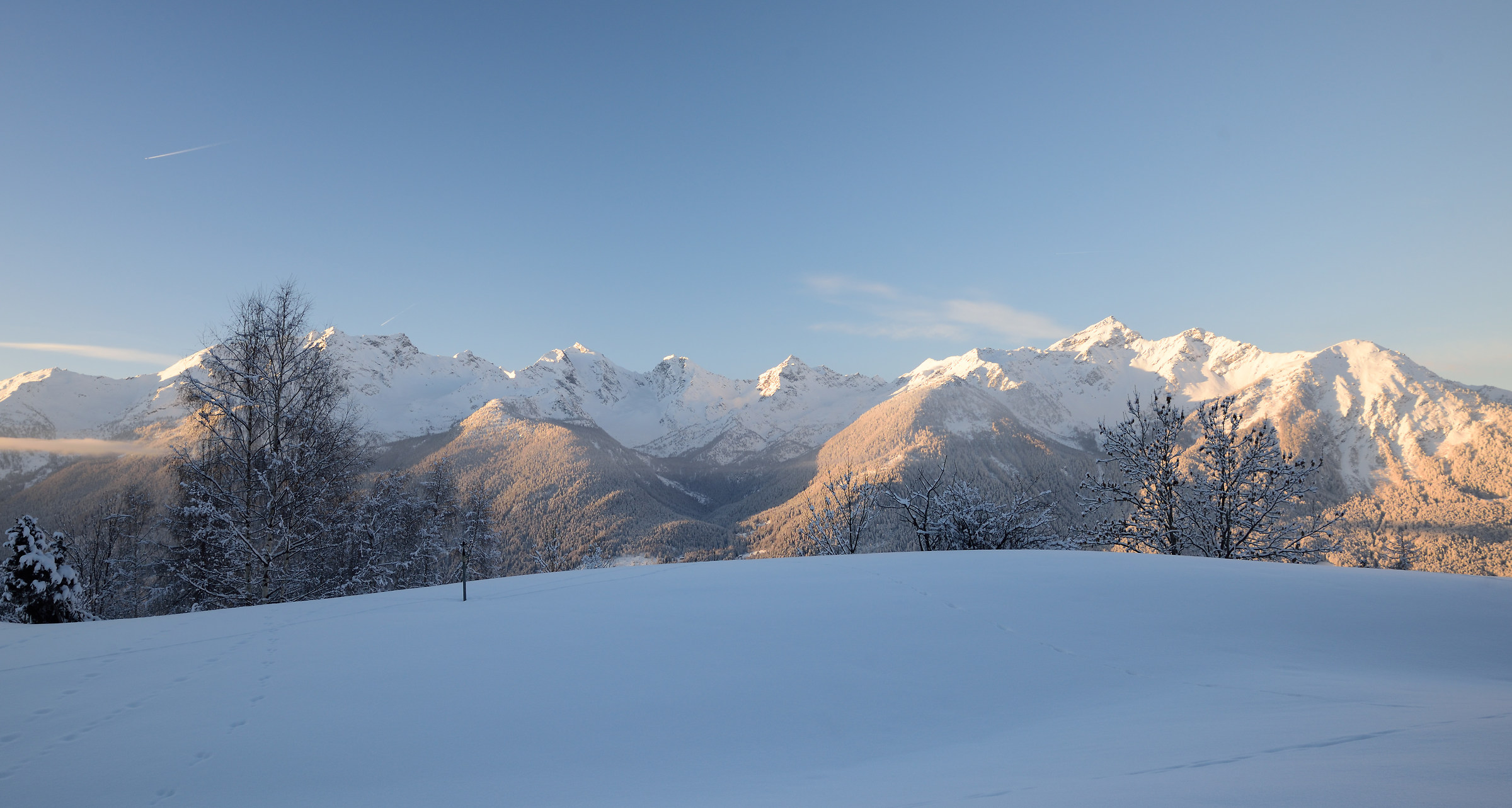 Valdigne begins to be lit