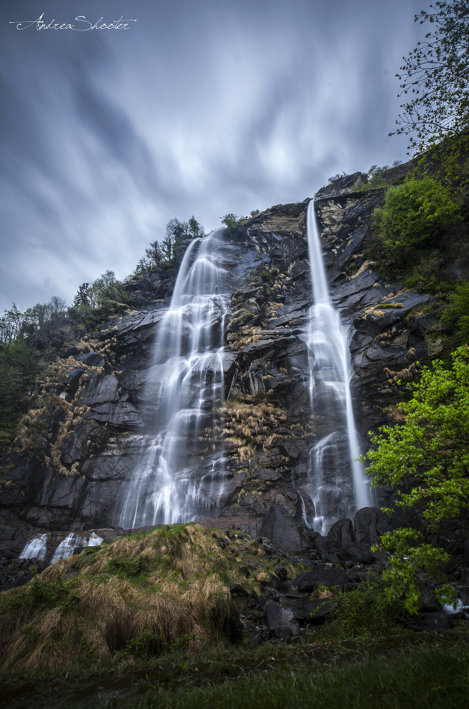 Borgonuovo waterfalls