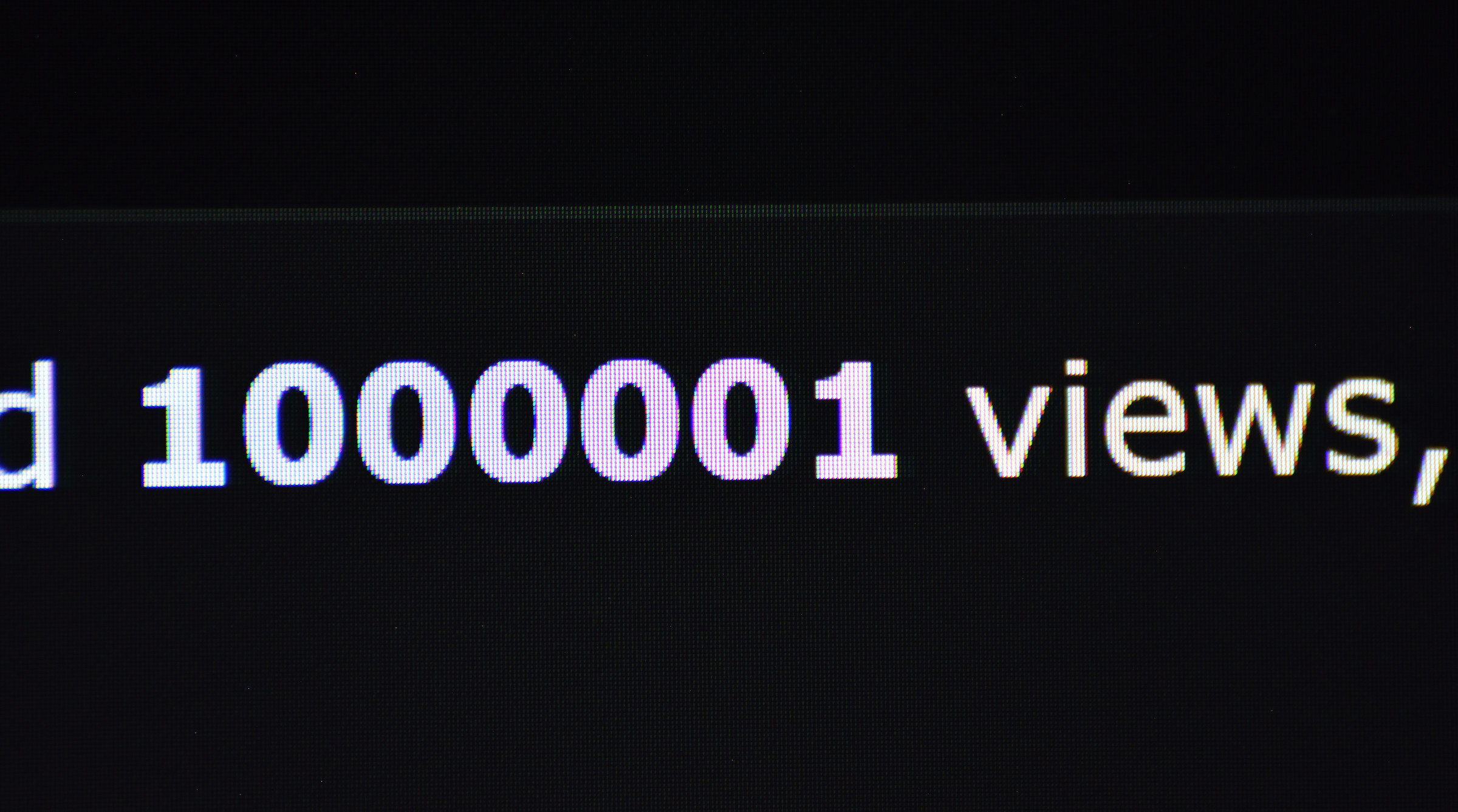 One Million (e One!) Juza Visualizzazioni !!