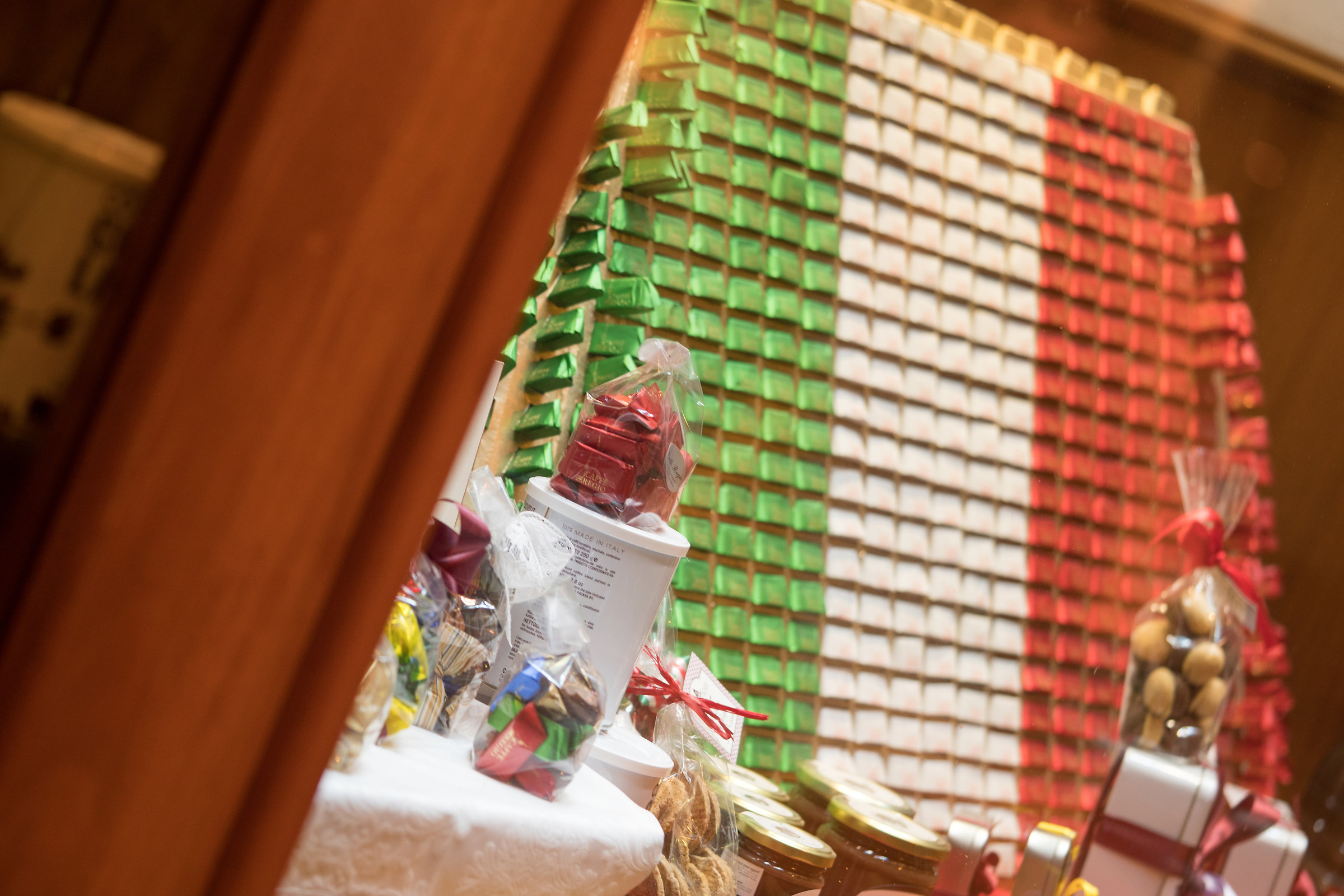 Gianduiotti tricolore