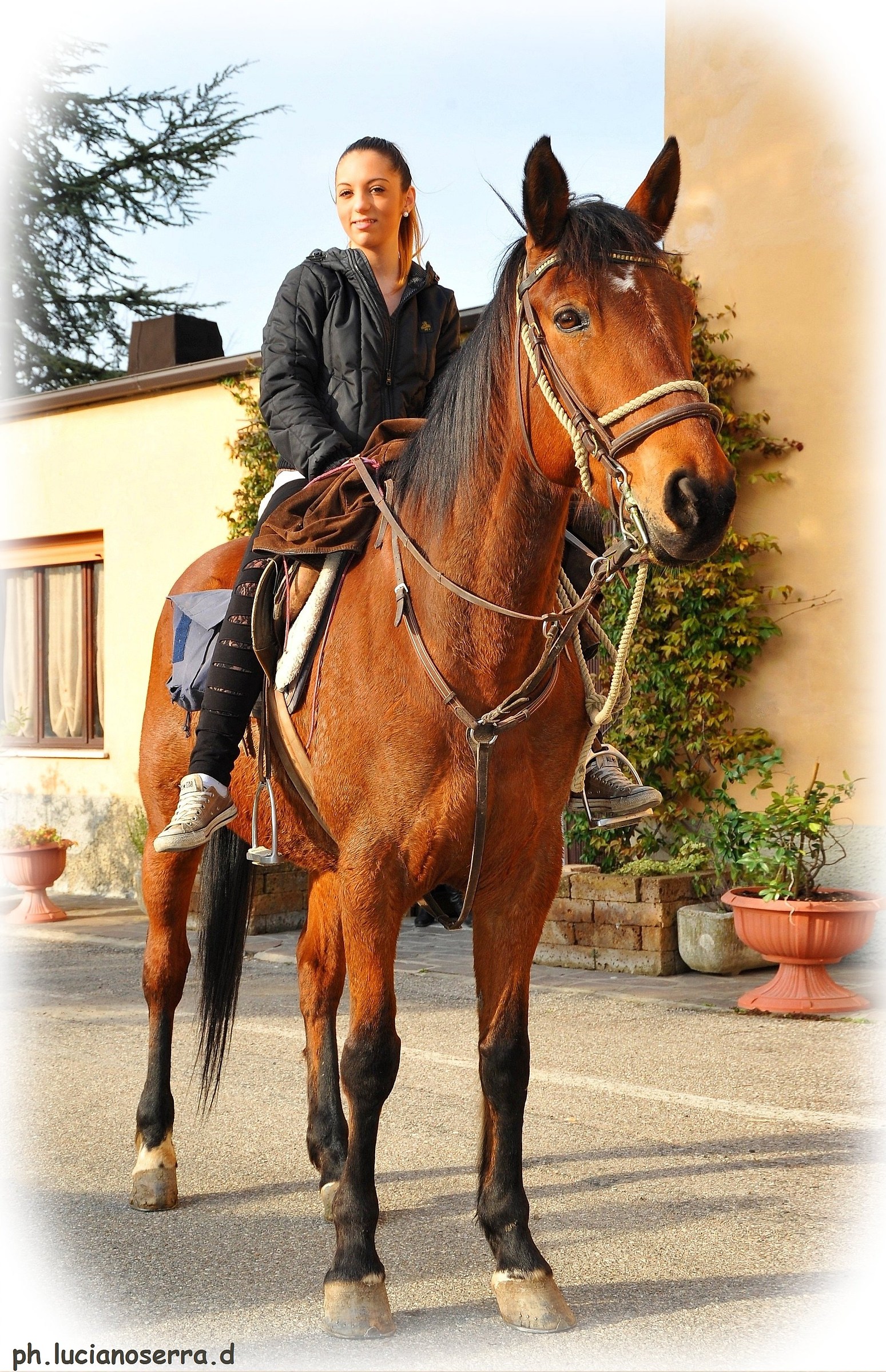 Serena... a cavallo