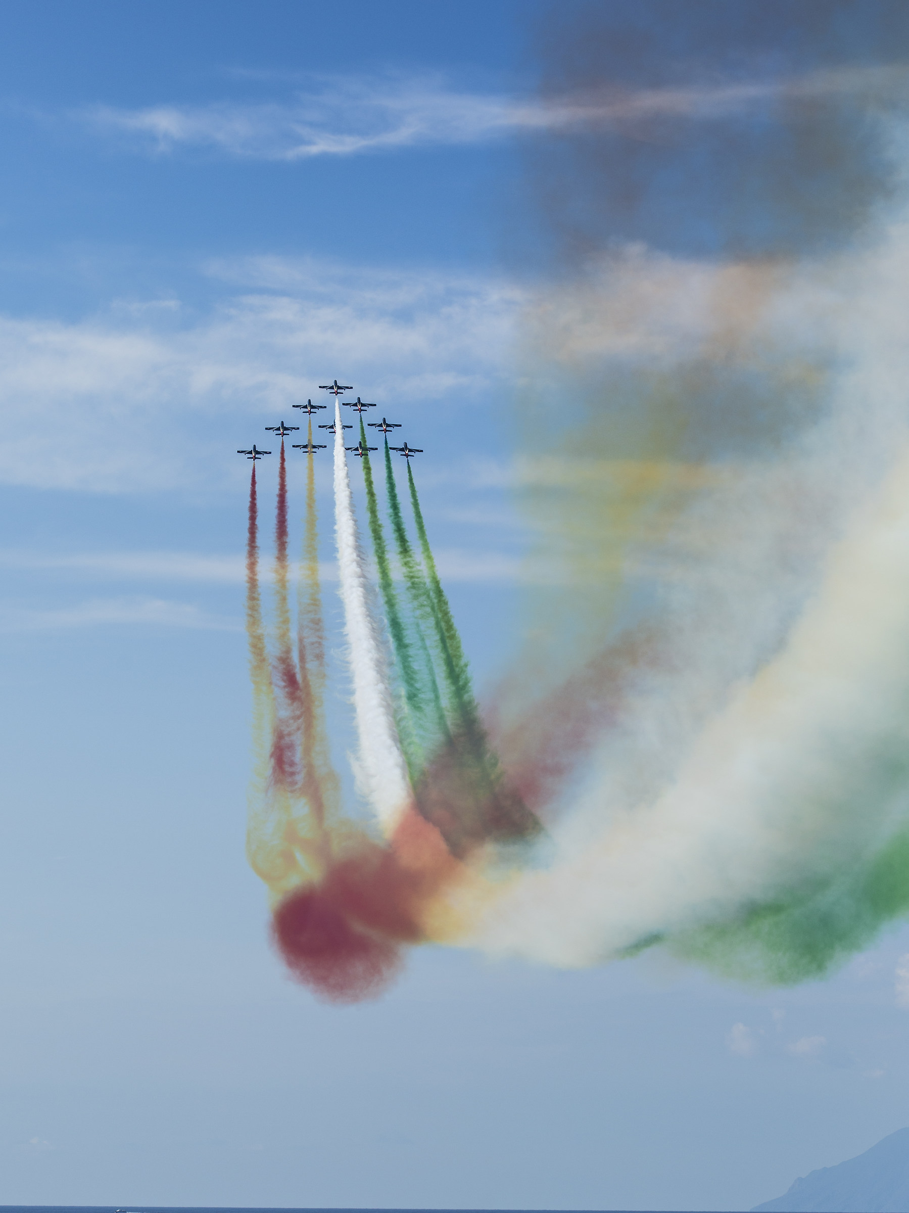 Frecce tricolore su Brolo