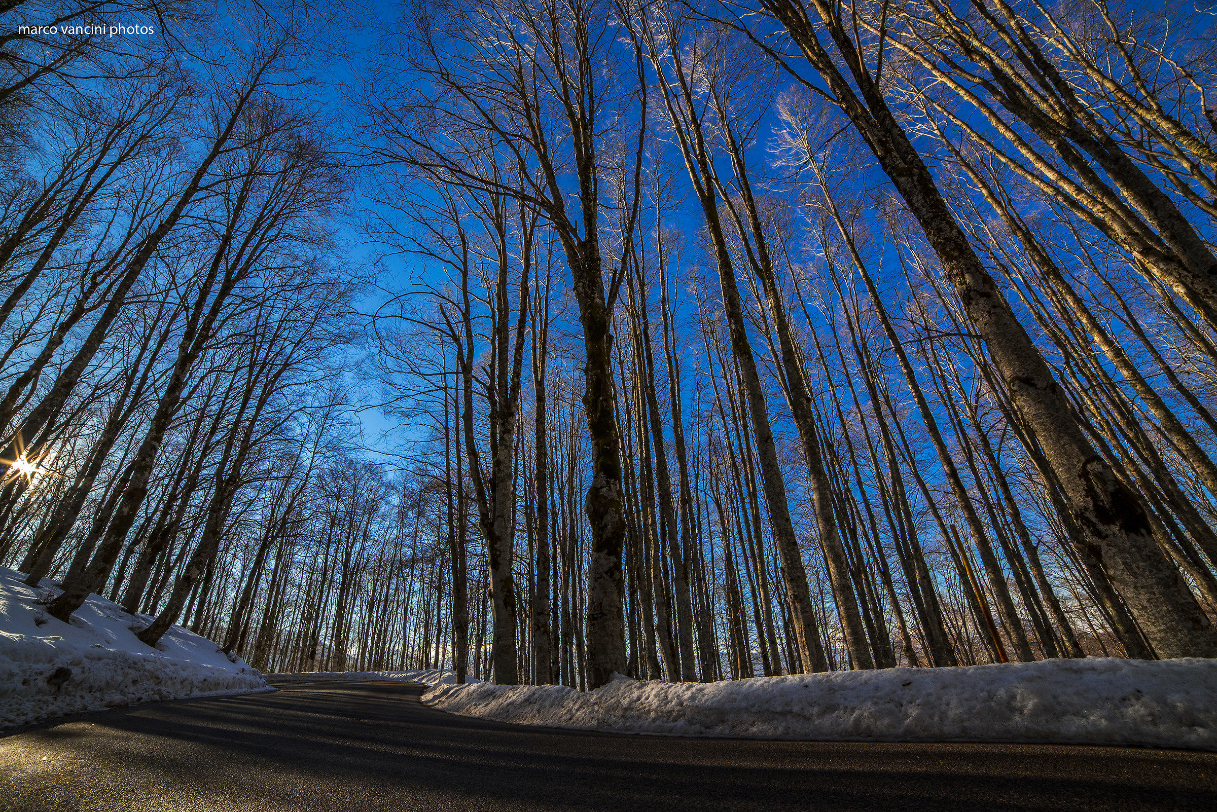 La strada di montagna