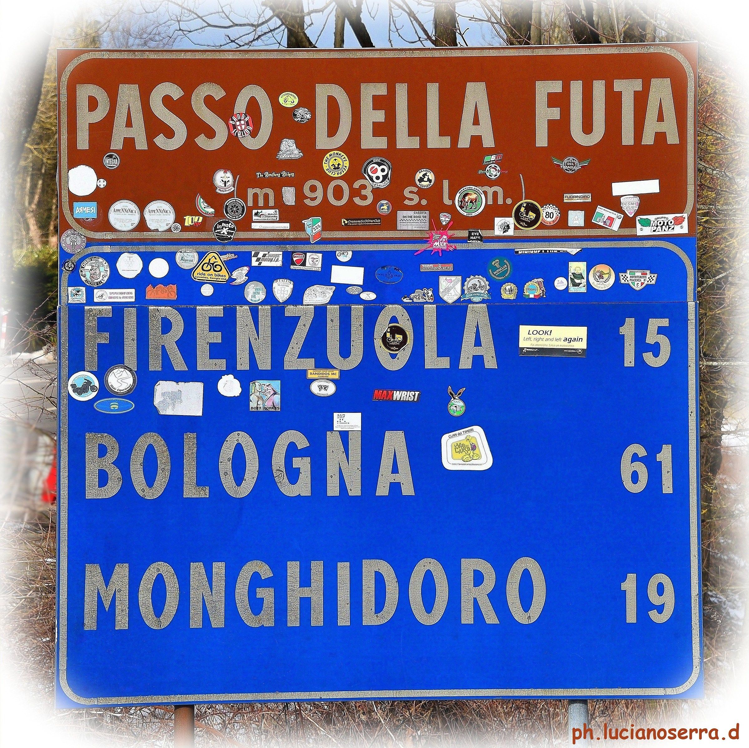 Un adesivo per testimoniare il proprio passaggio...