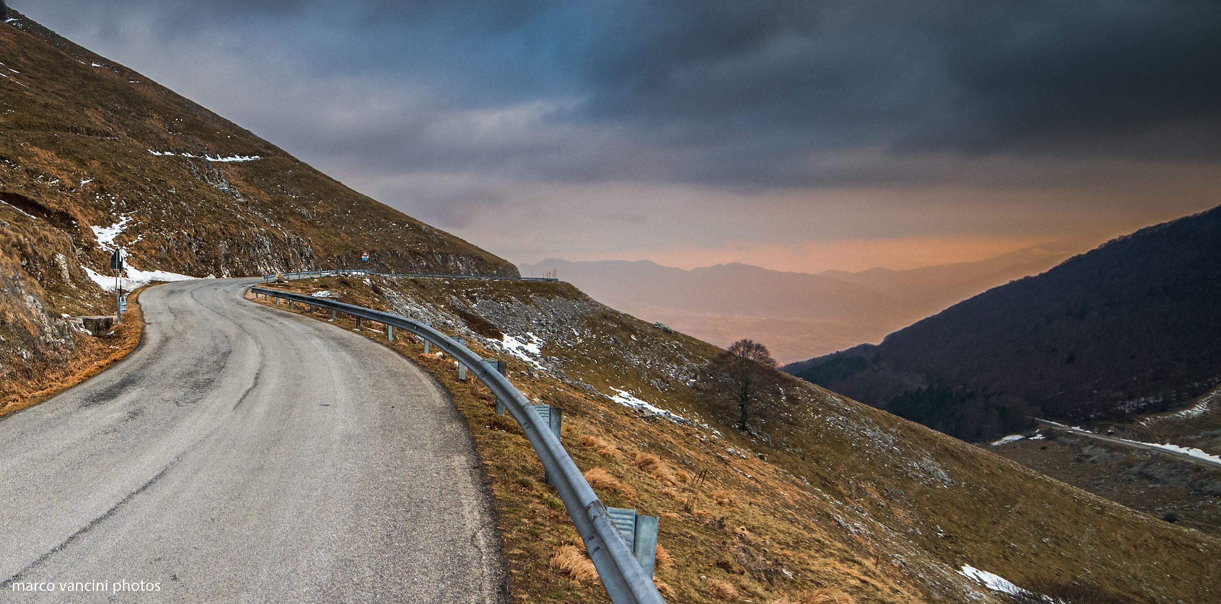 La strada del tramonto