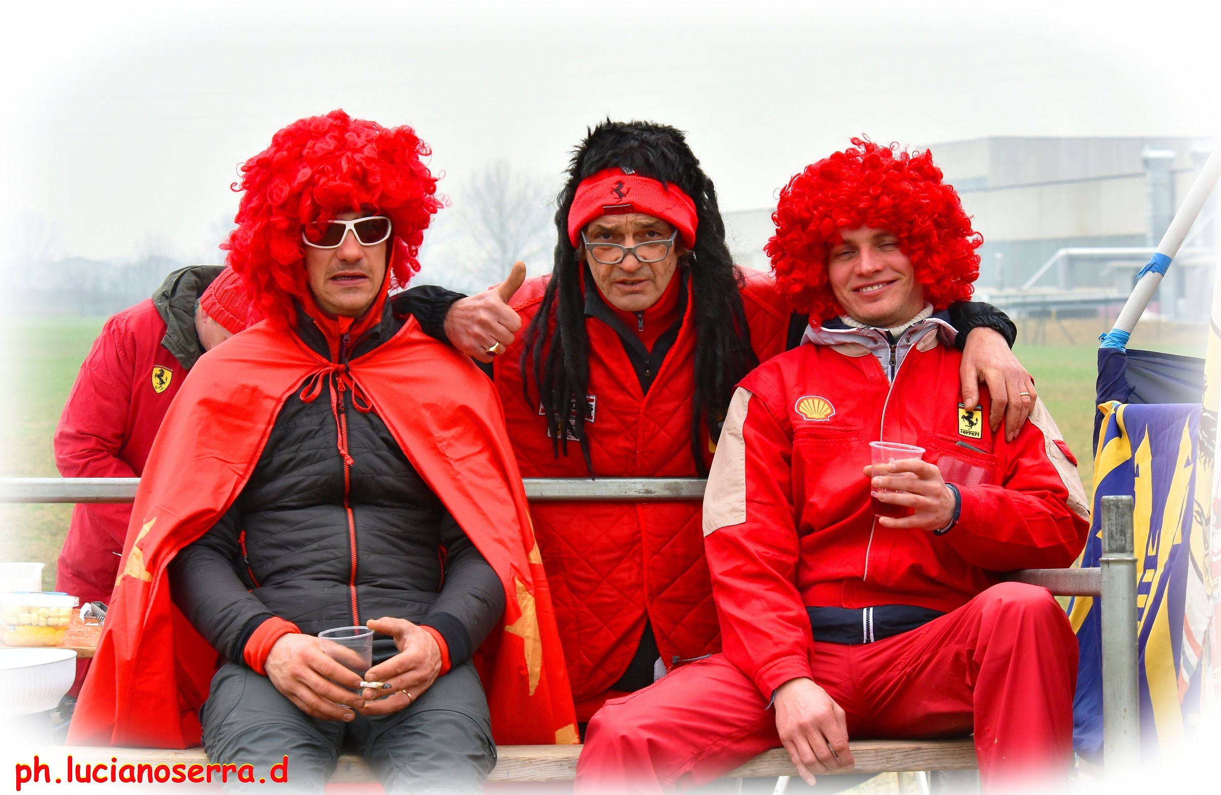 Tifosi Ferrari alla presentazione della Ferrari SF 70 H