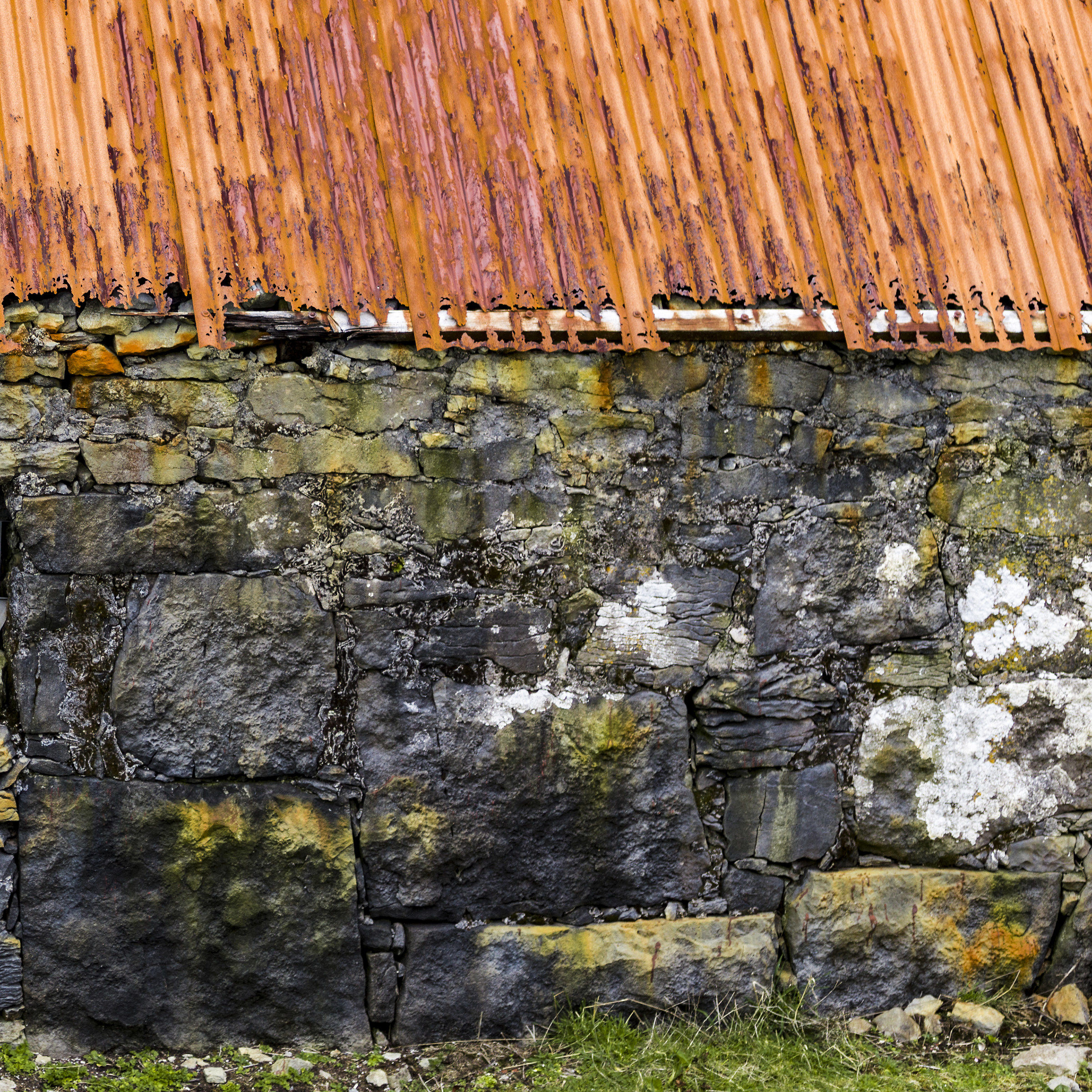 Wall and orange Roof