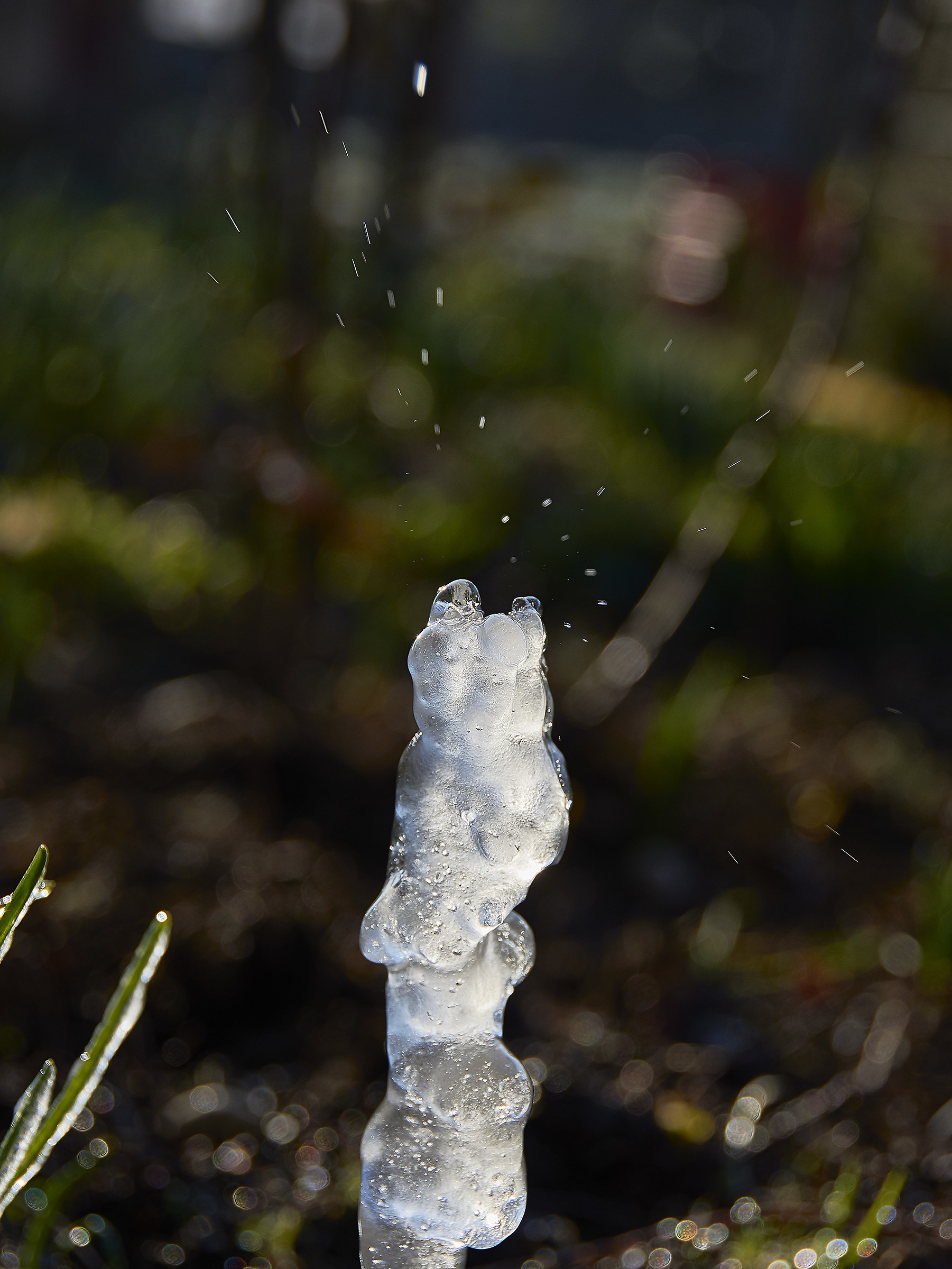 Stalagmite di ghiaccio