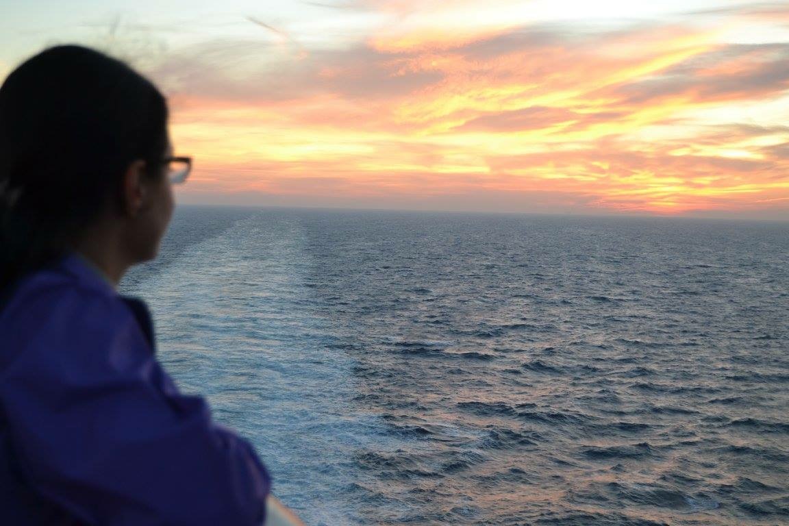 And I get lost in the blue