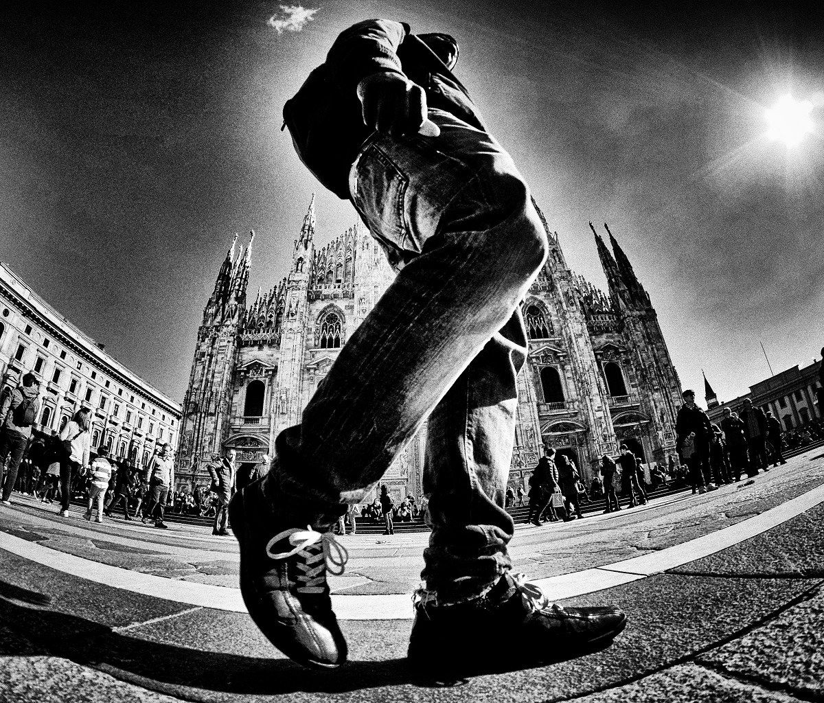 people in Palm Square