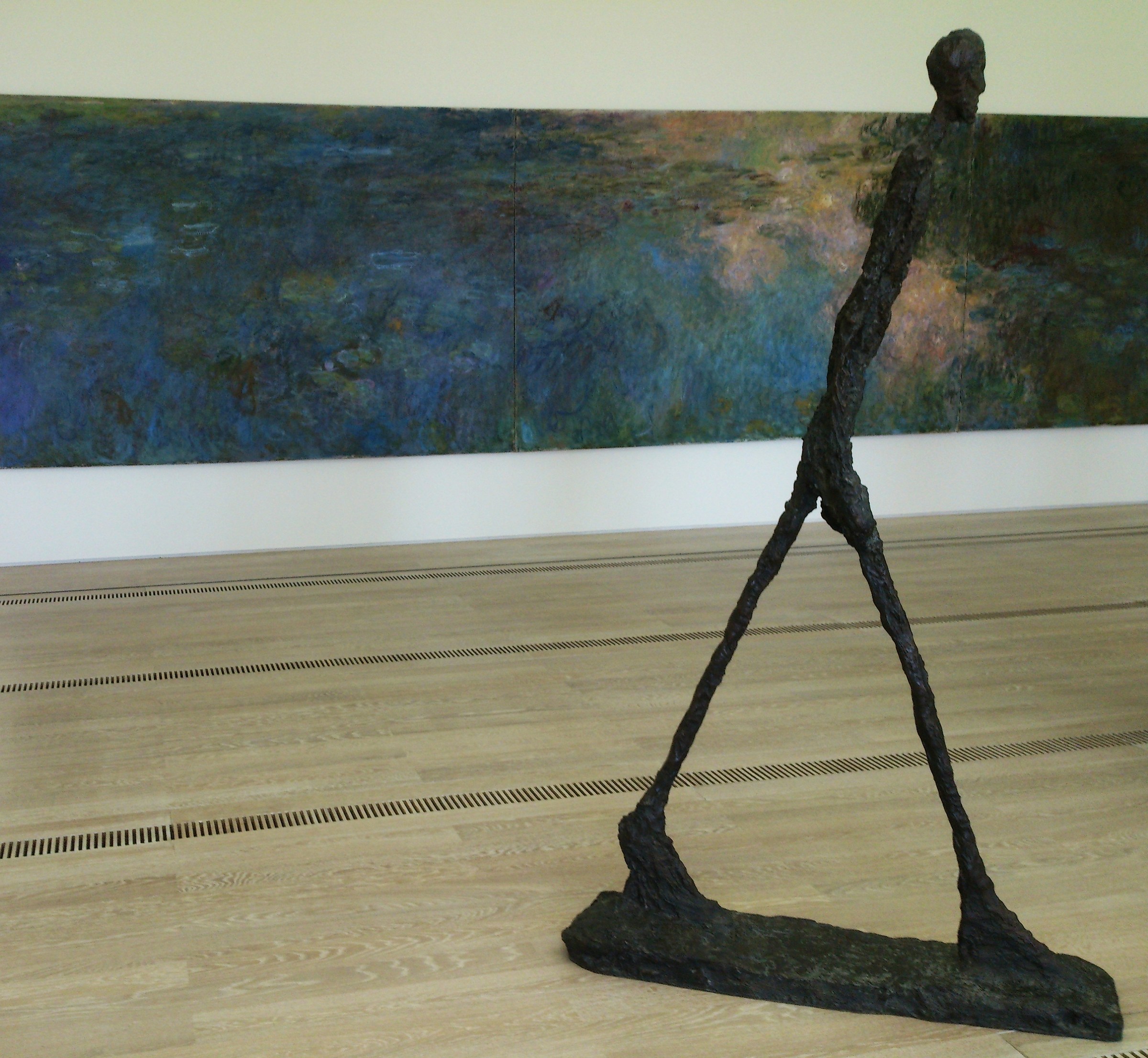 Walking in front of a Monet ...