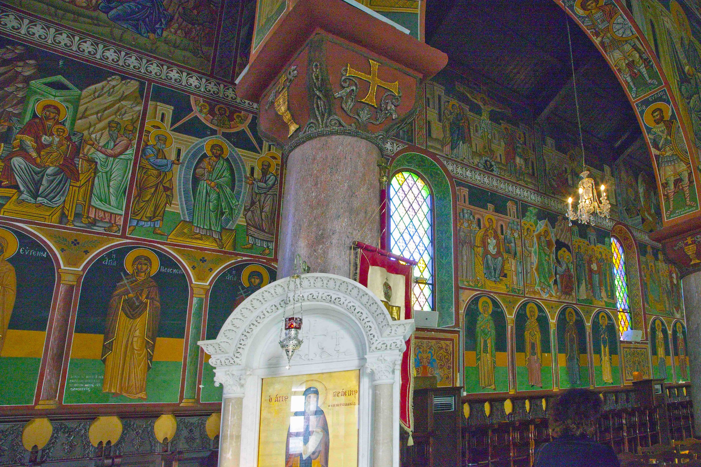 Orthodox church interior - Greece