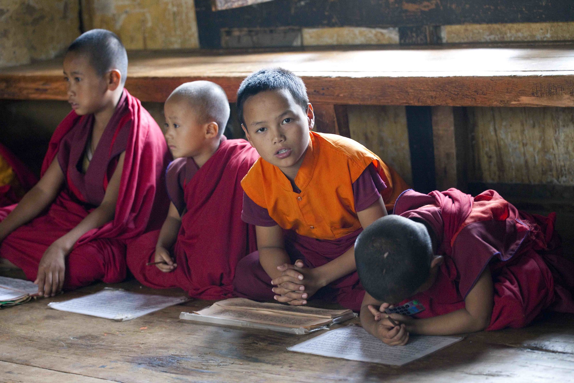 Future monks - Bhutan
