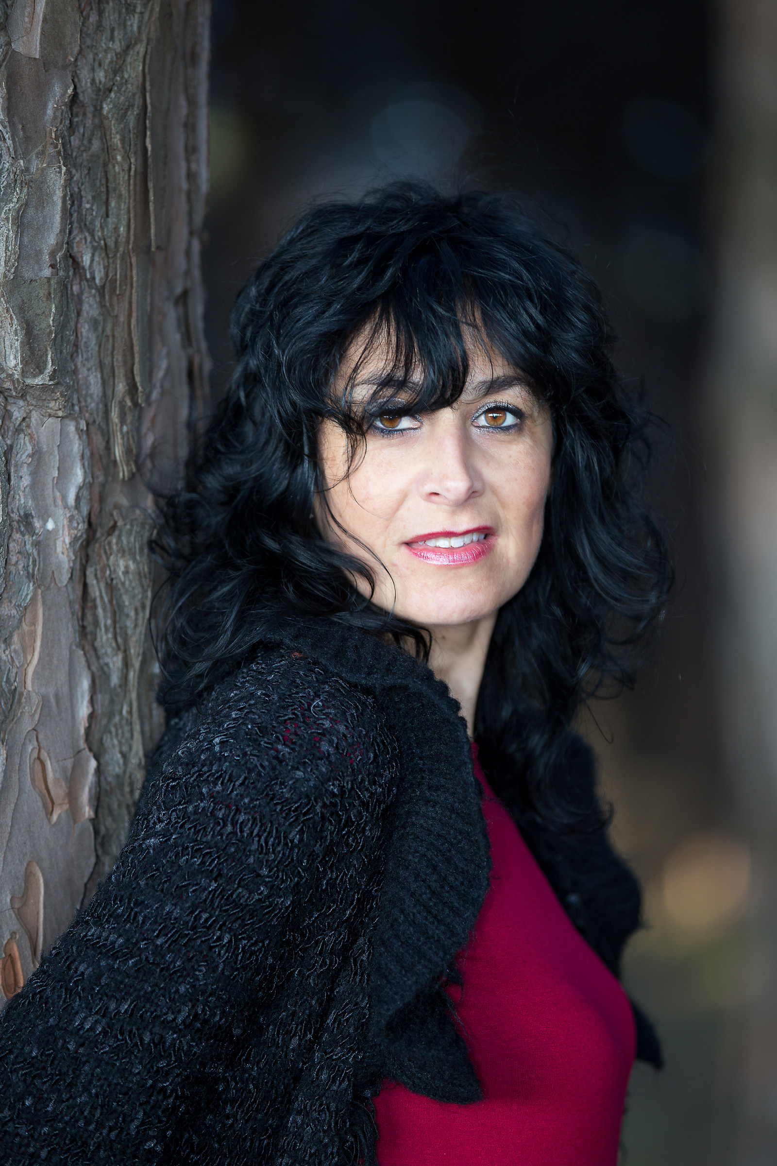 Portrait in pine forest 1