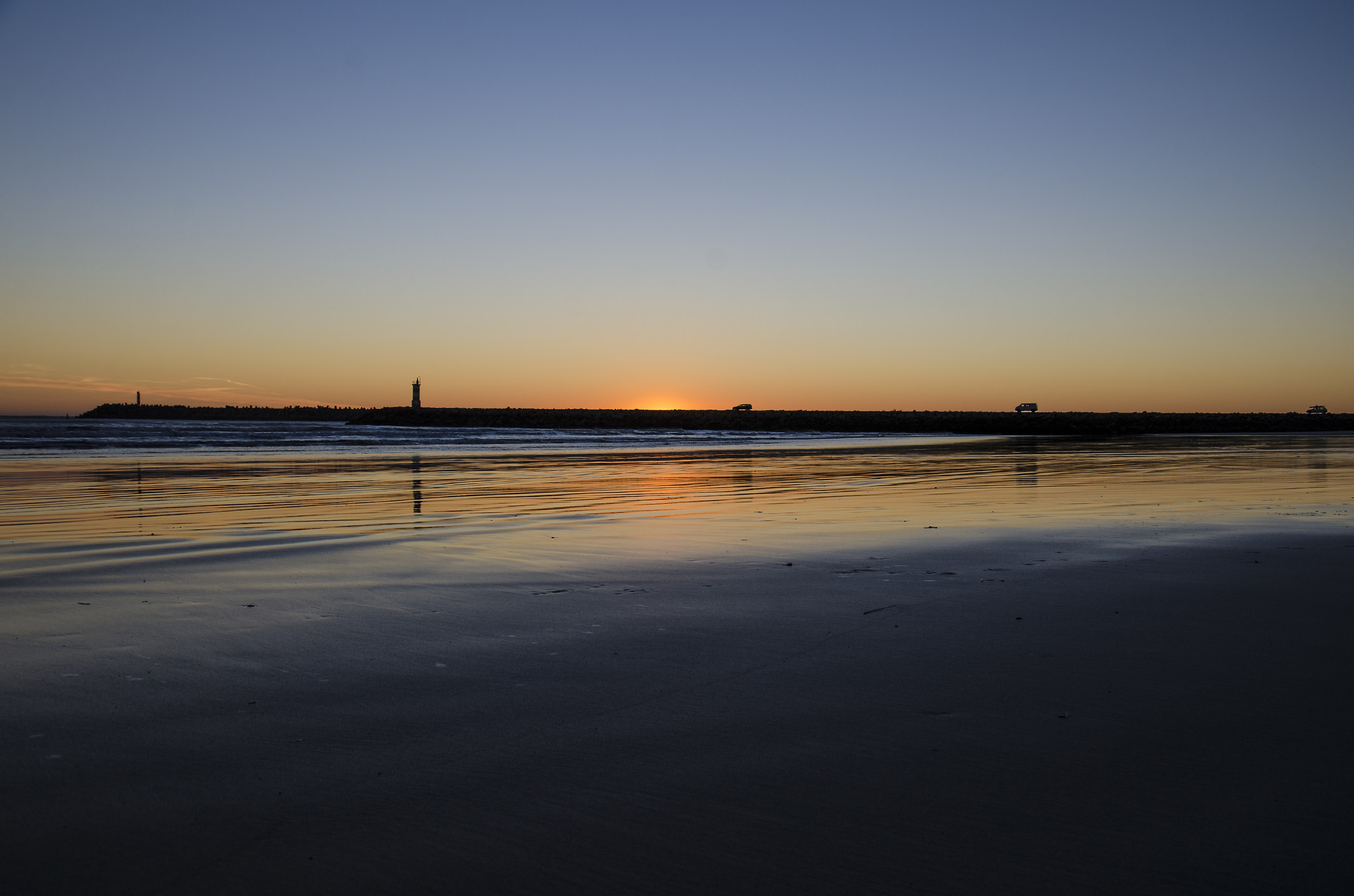 Sunset Praia do Cabadelo - Portugal