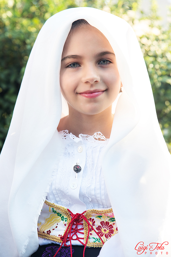 Girl in folk dress