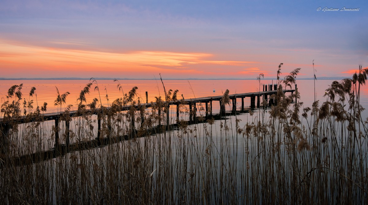 A sunset at the end of February