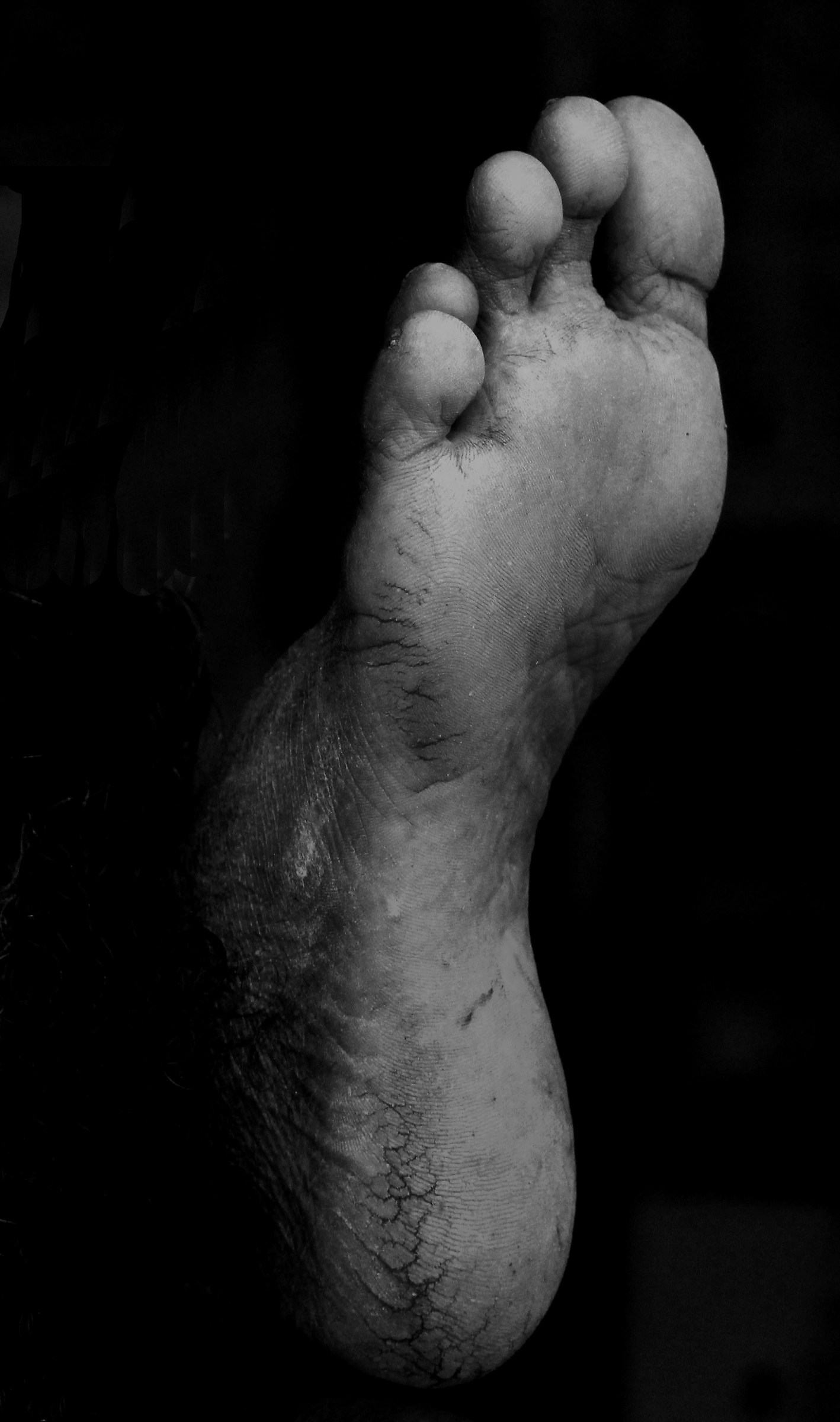 From the darkness ....