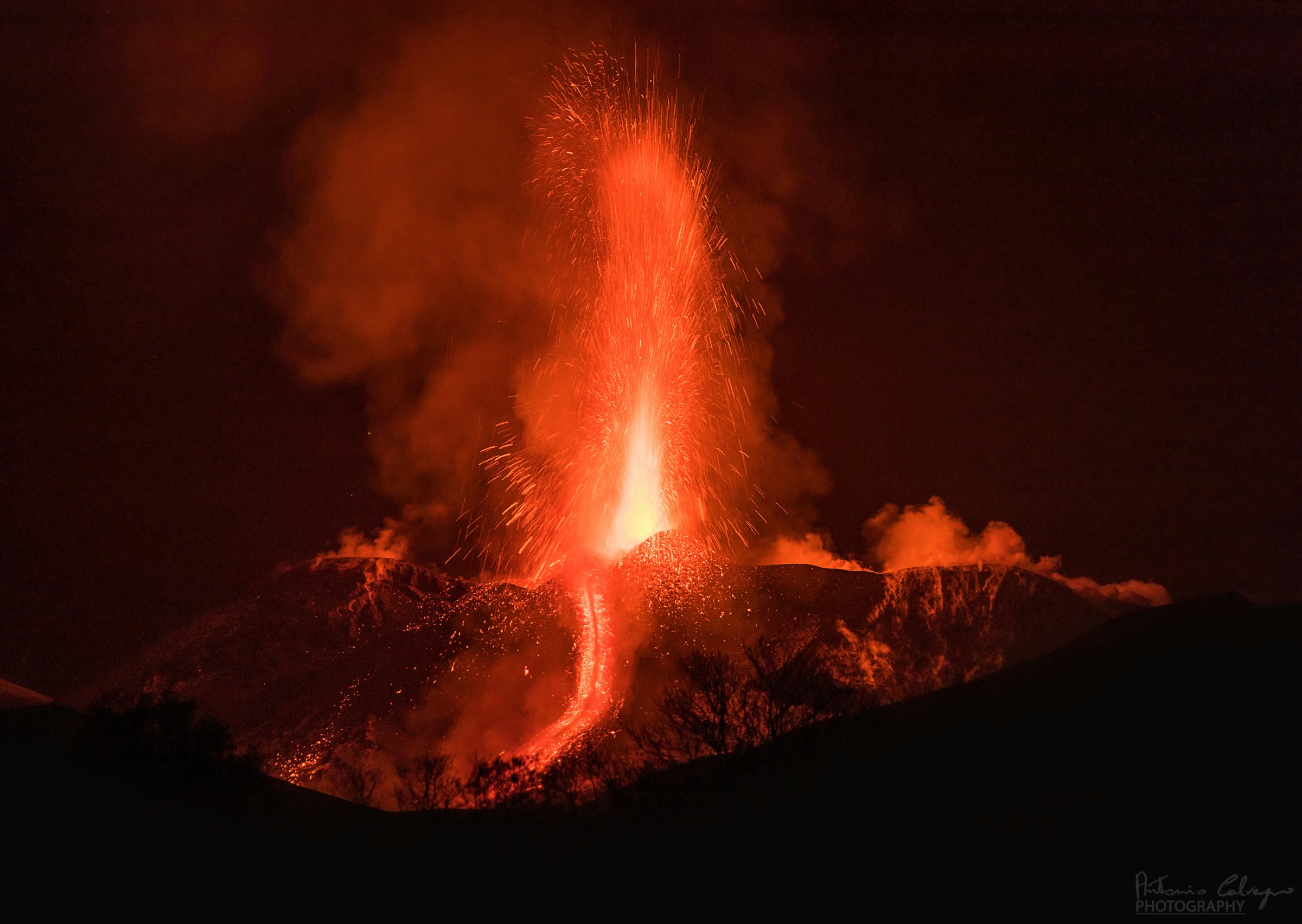 Etna: parossismo del 27-28 febbraio 2017