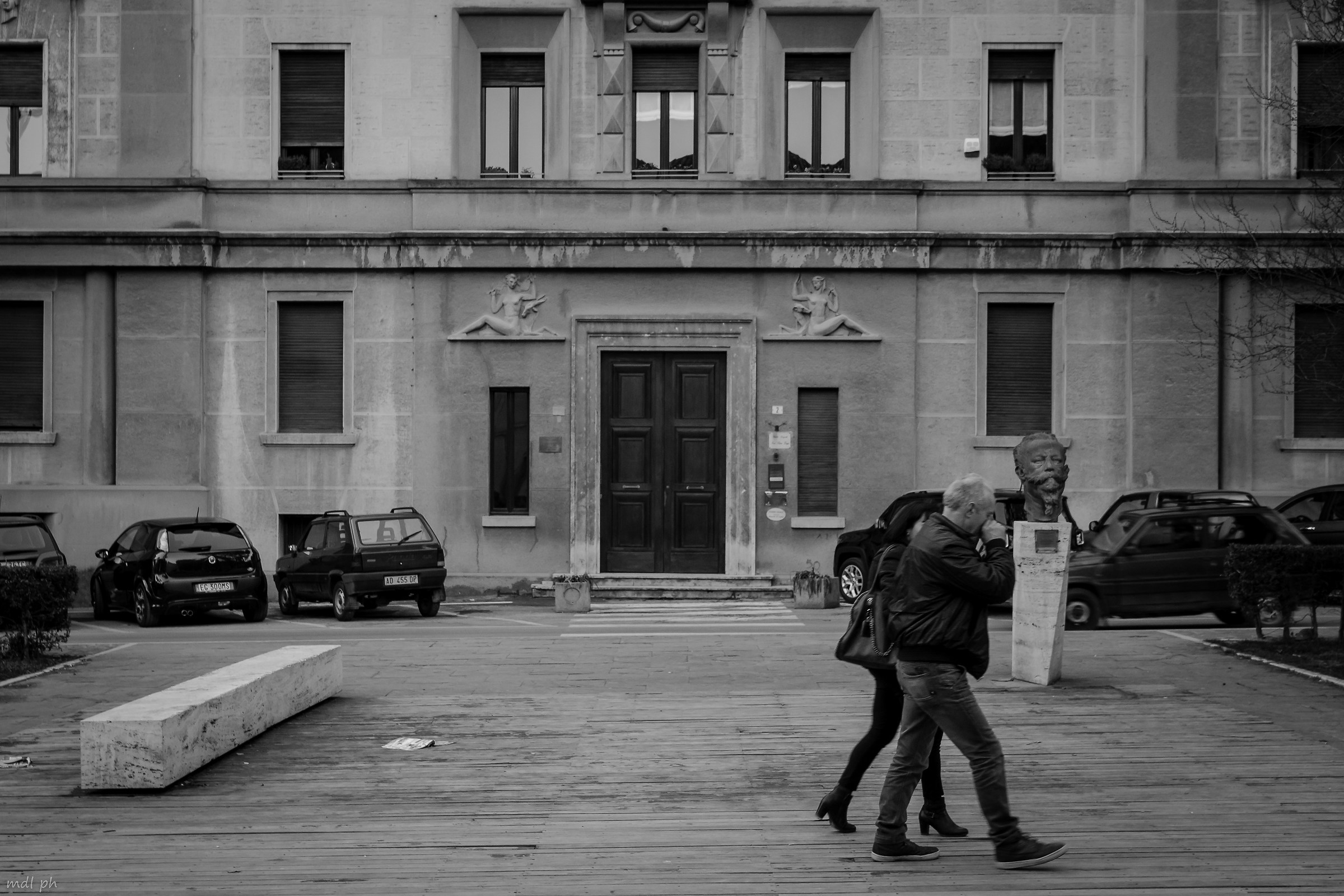 In my city in Black and White