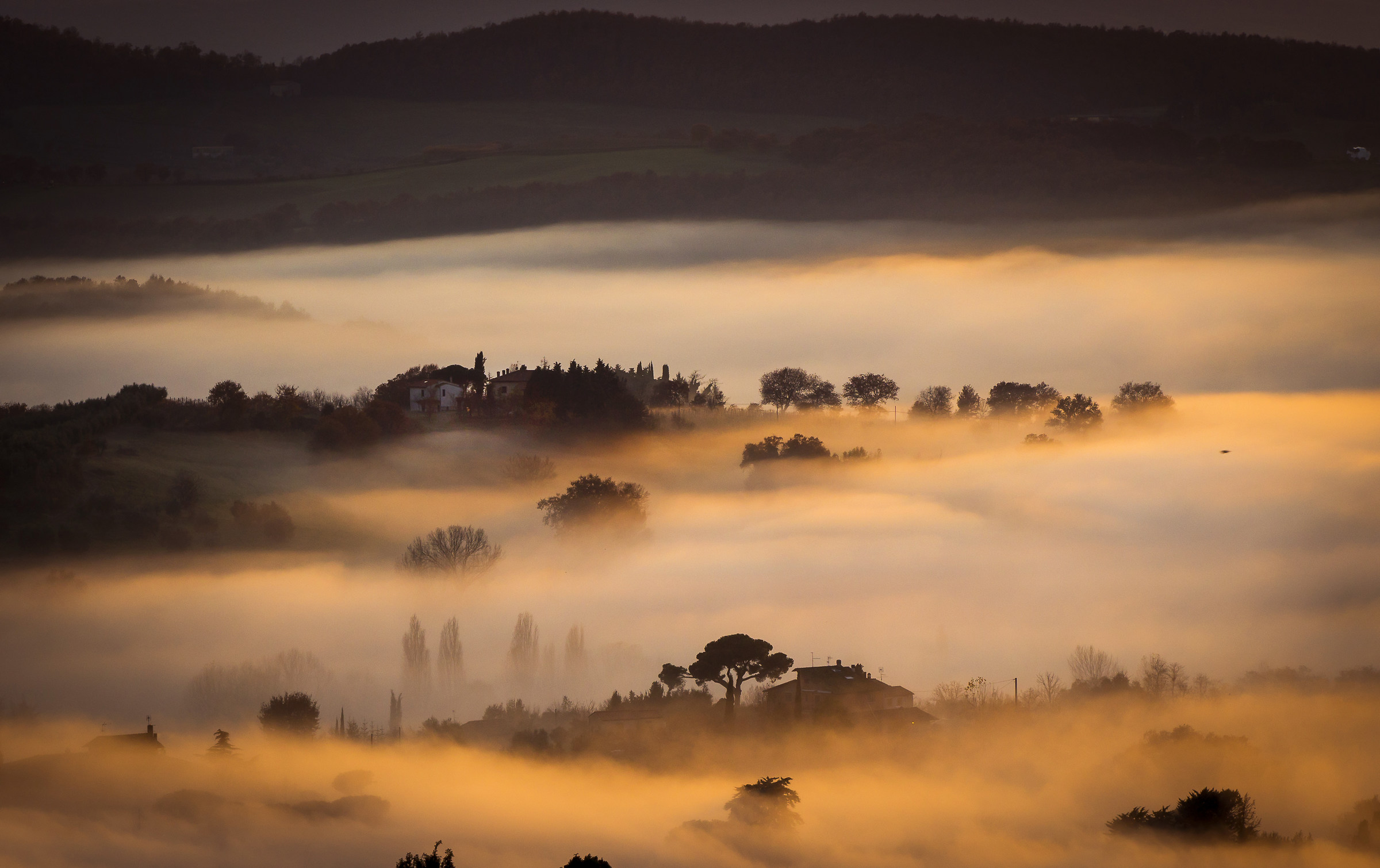Sunset in Montepulciano