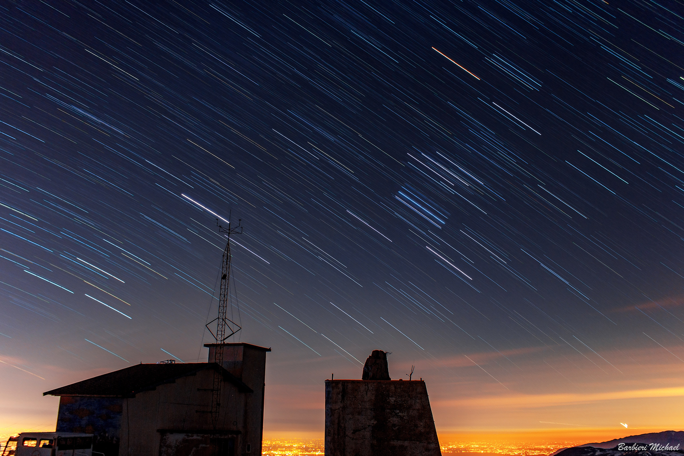 Star Trail in Lessinia