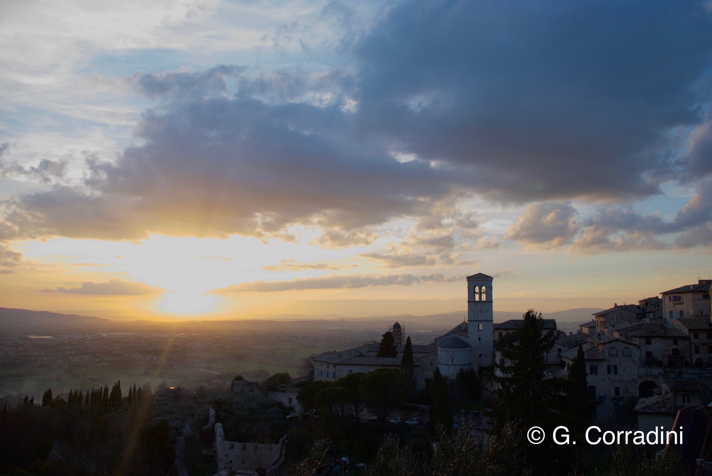 Sunset from Assisi