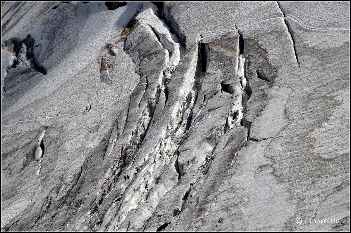 Handwriting on the glacier