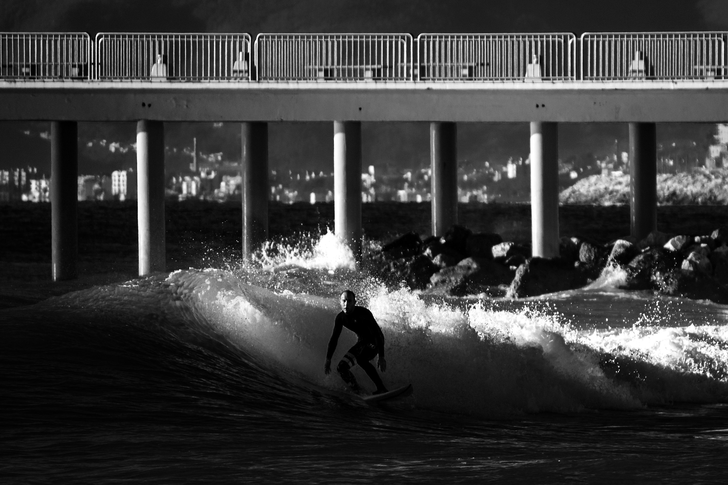 " On the wave, in the light " ..