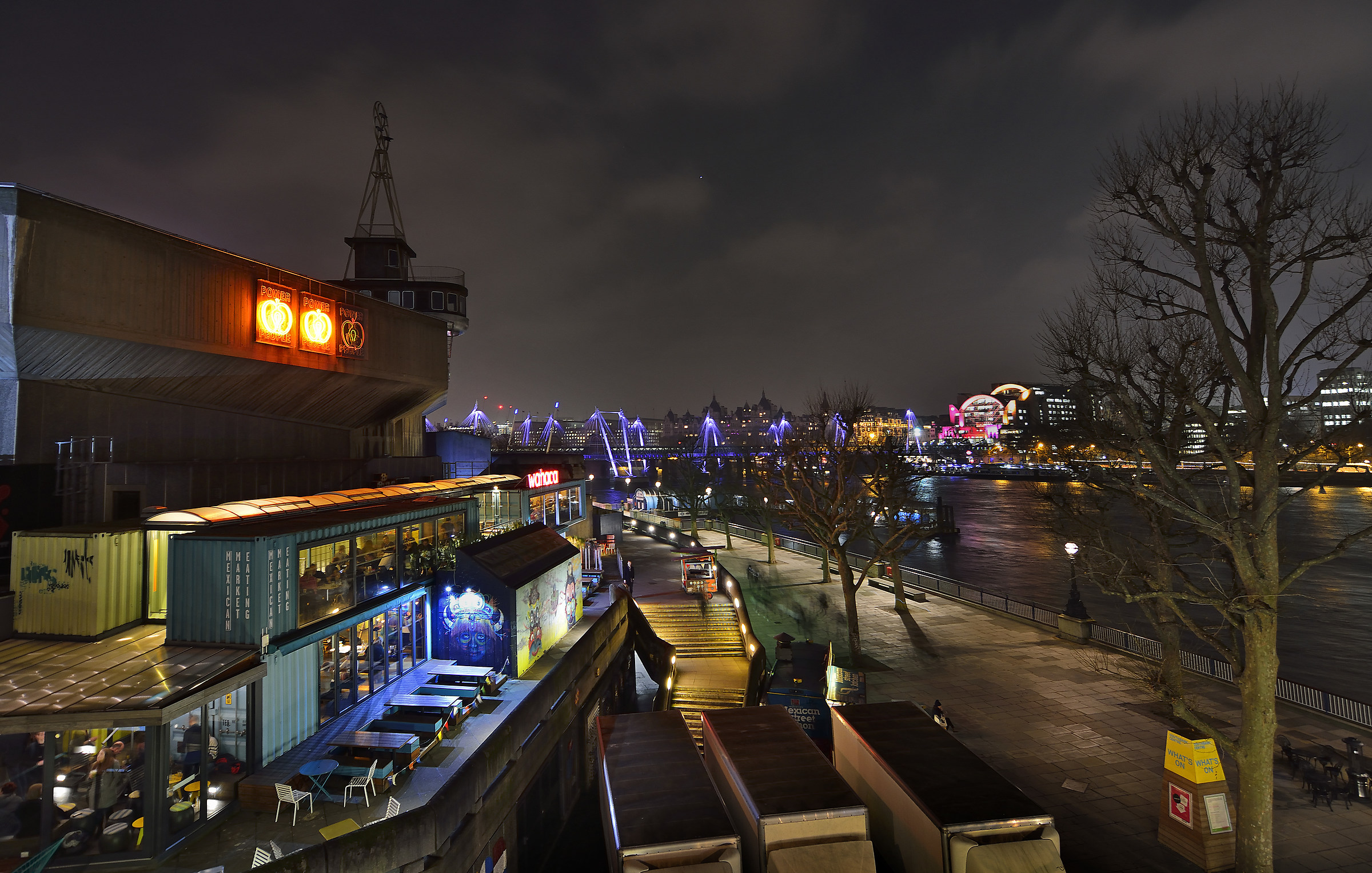 A Quiet Night più in basso il South Bank