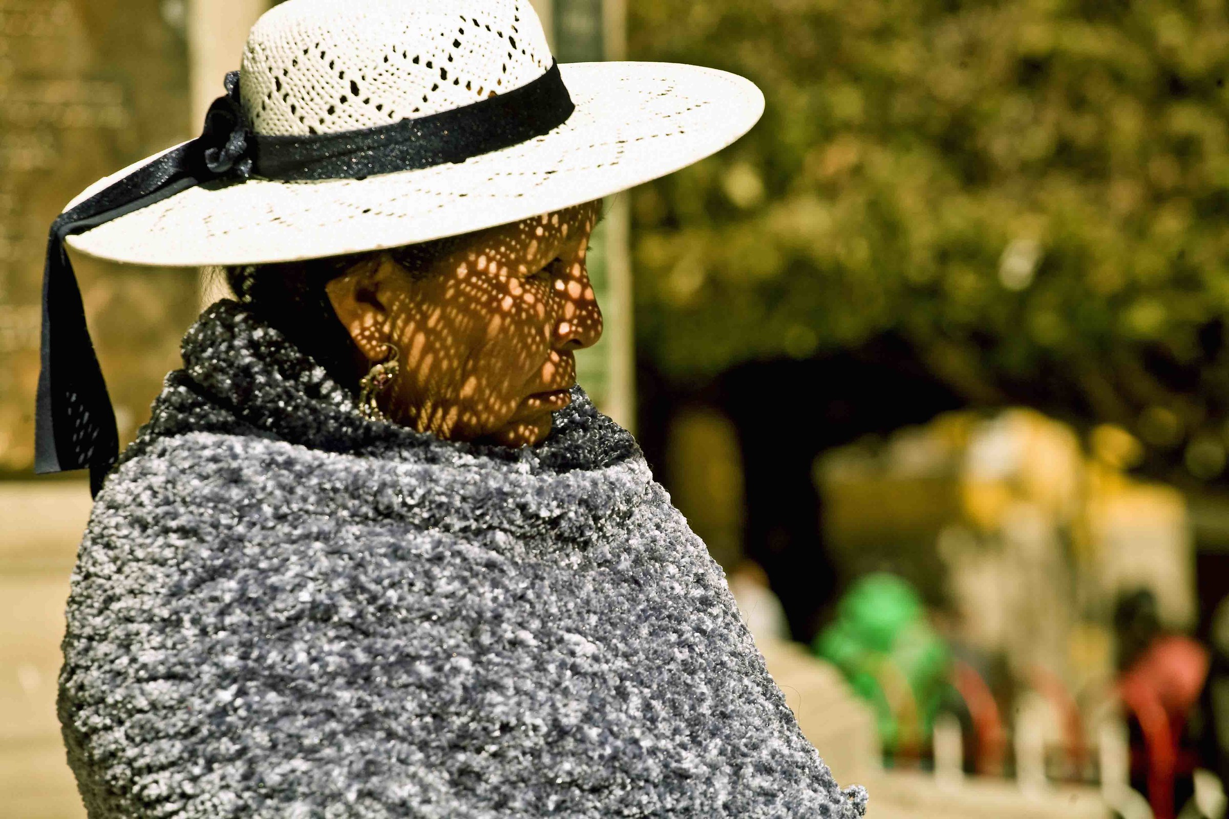 Dama col cappello bianco  - Bolivia