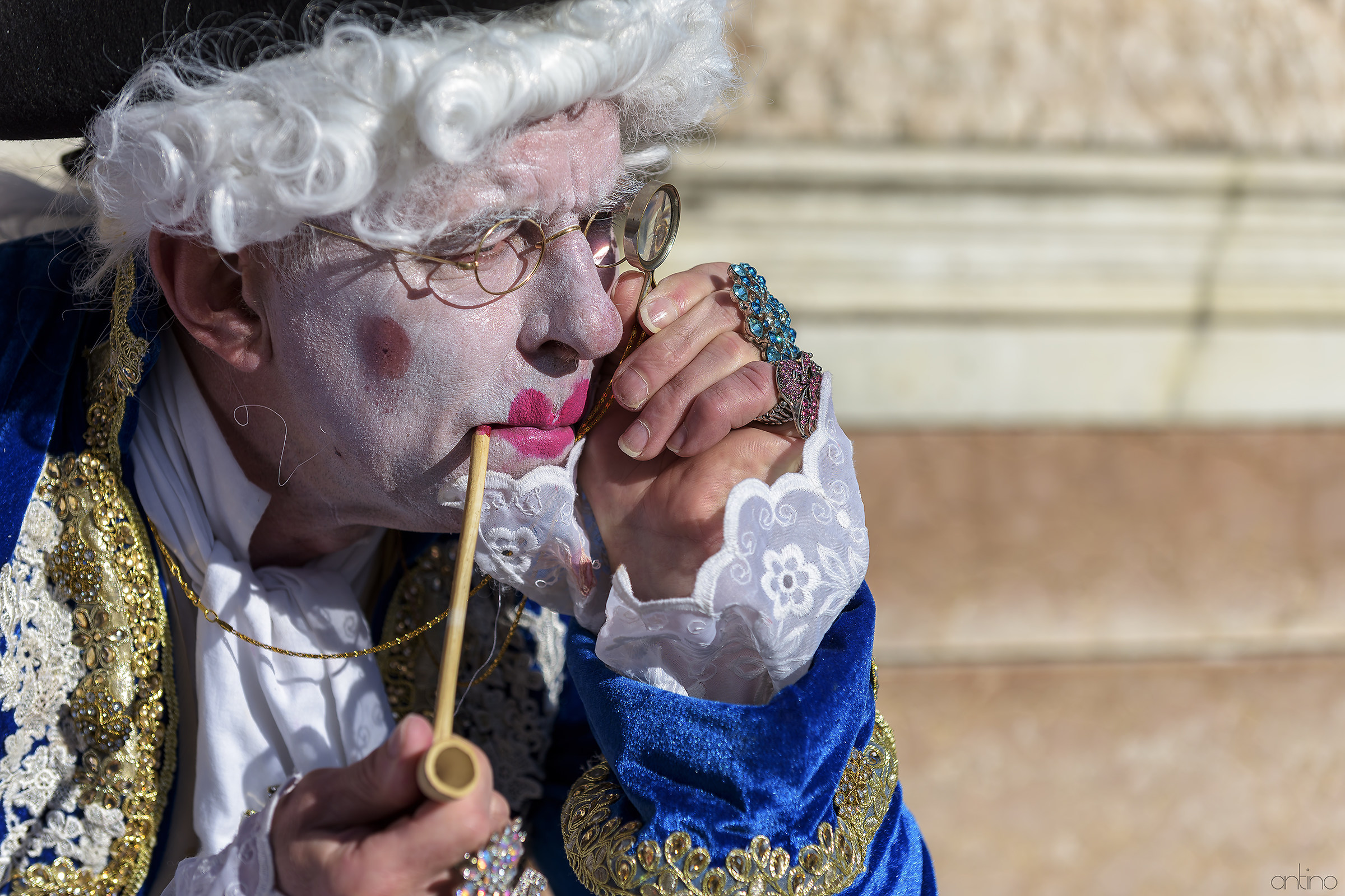 Portrait of cicisbeo