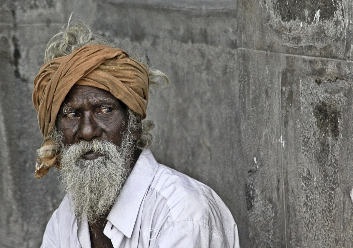 On the streets of Kanchipuram Tamil Nadu South India