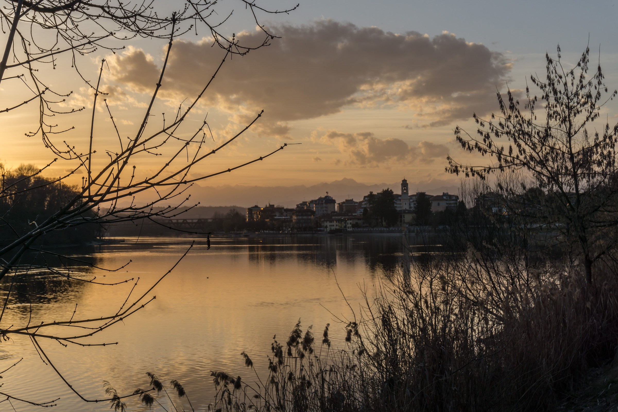 dall'alzaia sunset in early March - 8