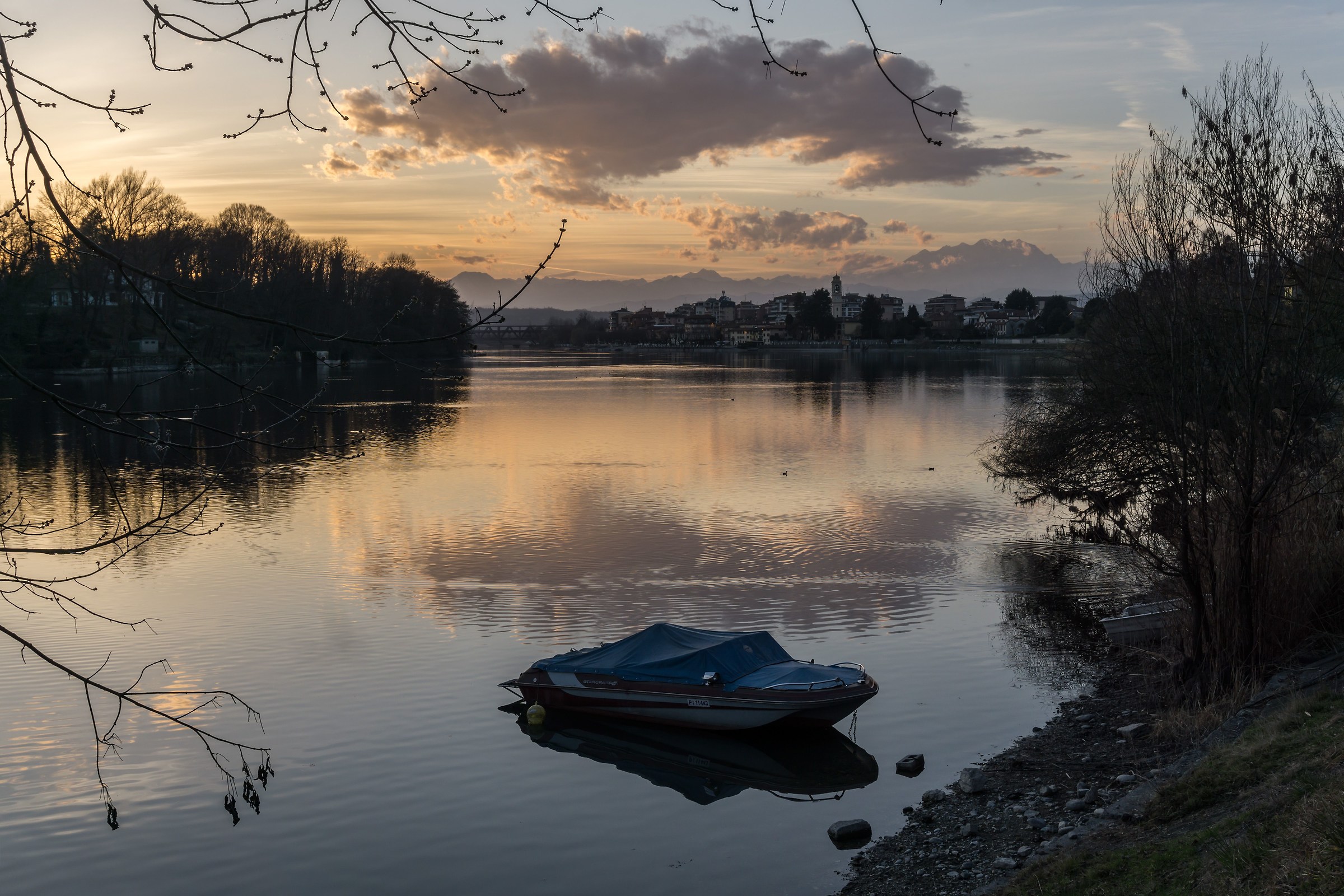 dall'alzaia sunset in early March - 9