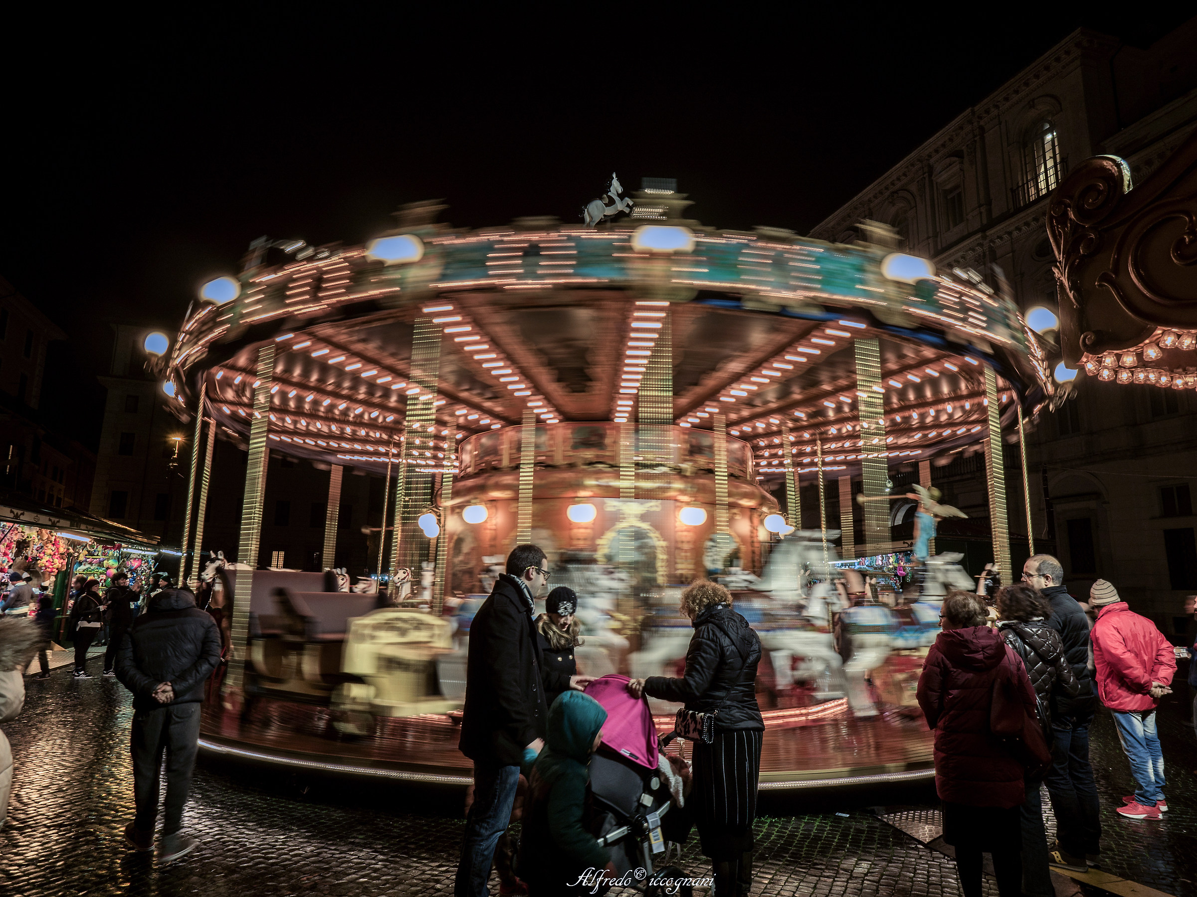 the carrousel sur la place