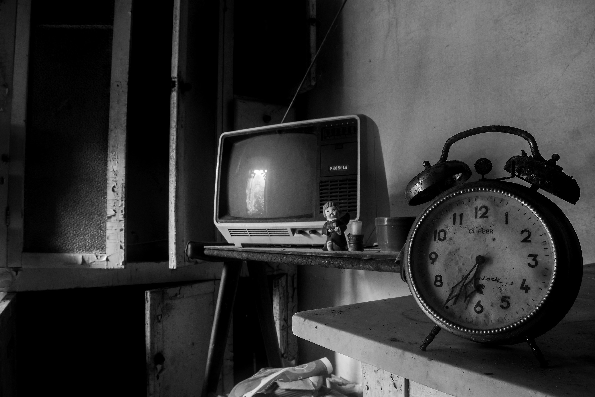 Here, time stands still