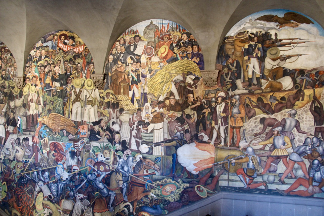 città del messico murales Diego Rivera
