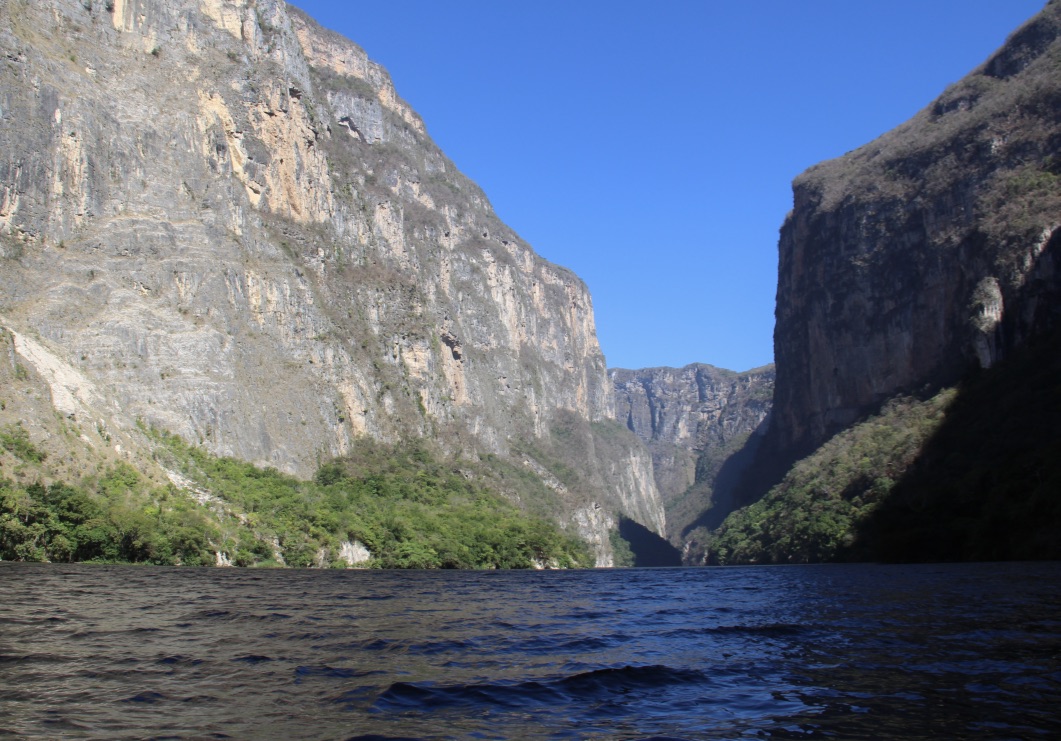Messico in barca nel Canyon del Sumidero