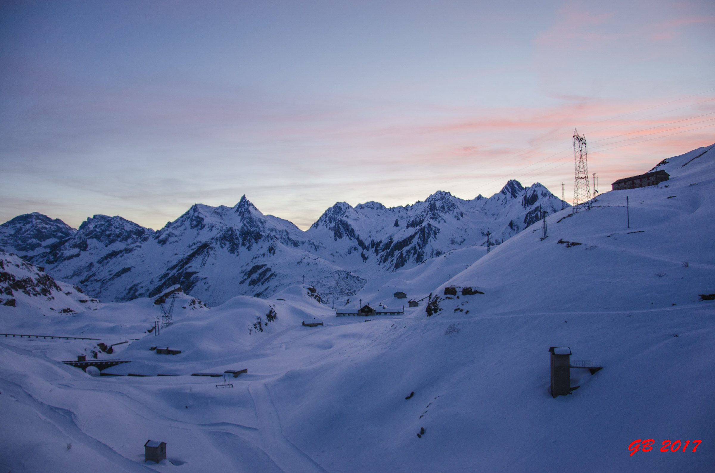 tramonto in Val Formazza