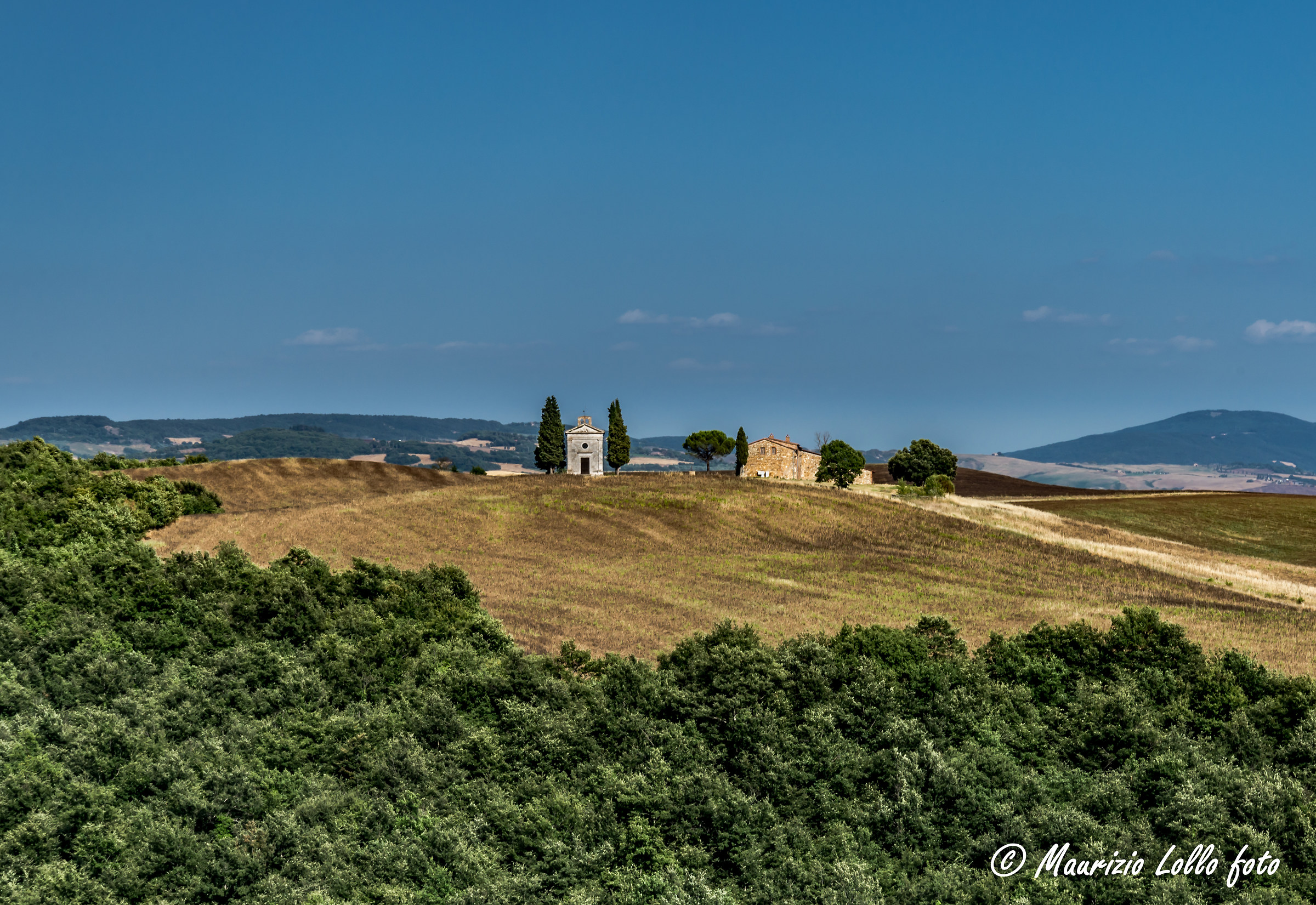 Vitaleta in the distance