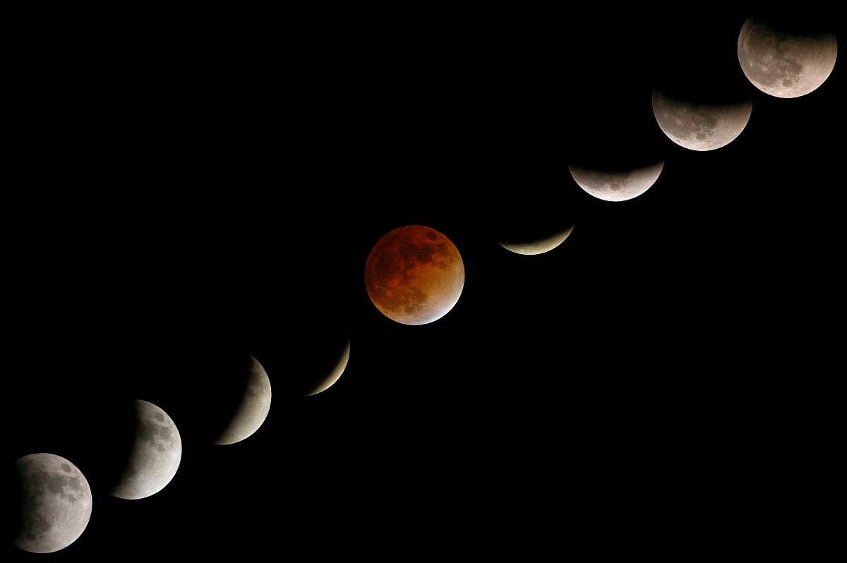 Una vecchia eclissi di Luna